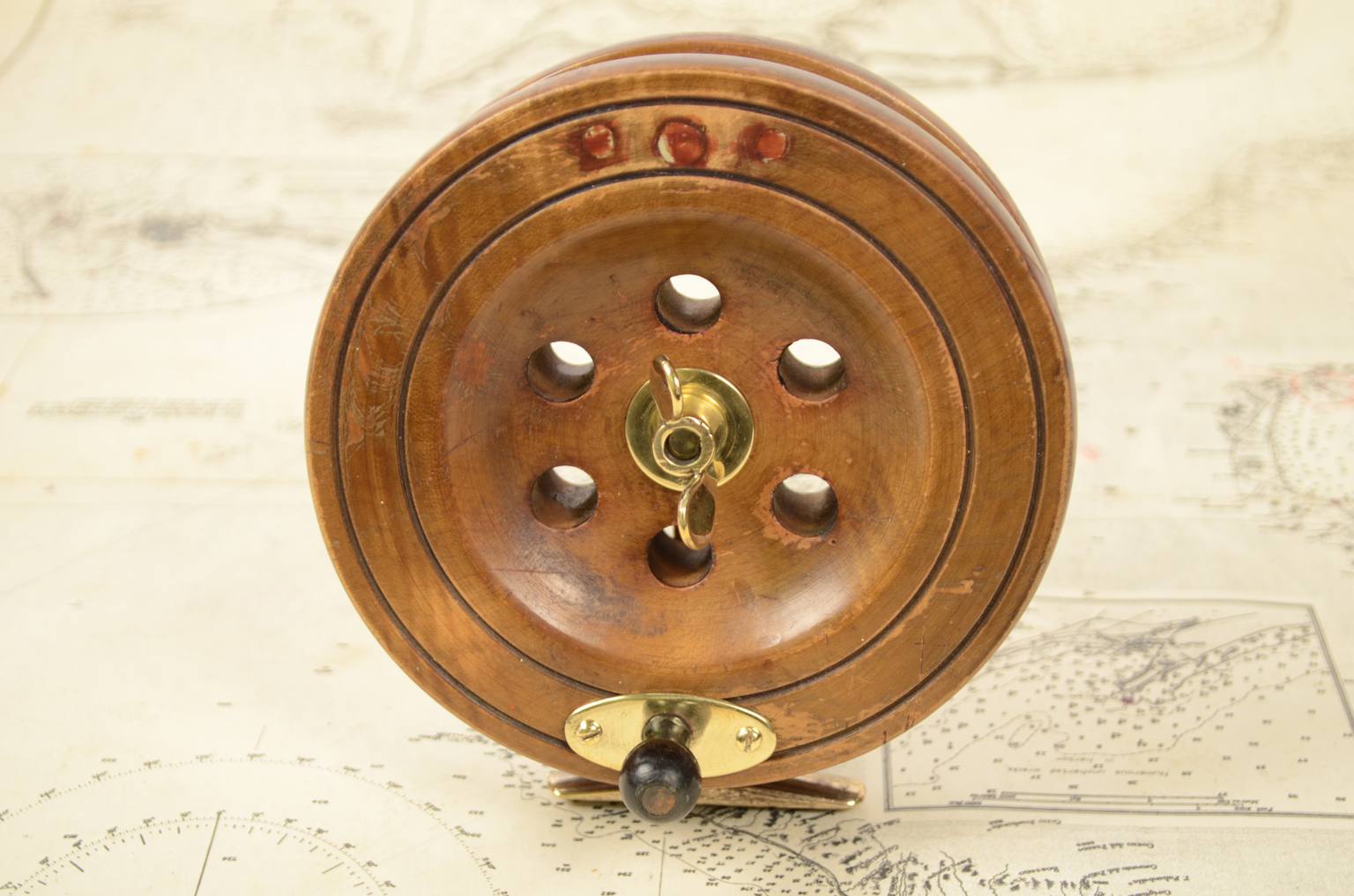 Nautical antiques/6341A-Fishing reel