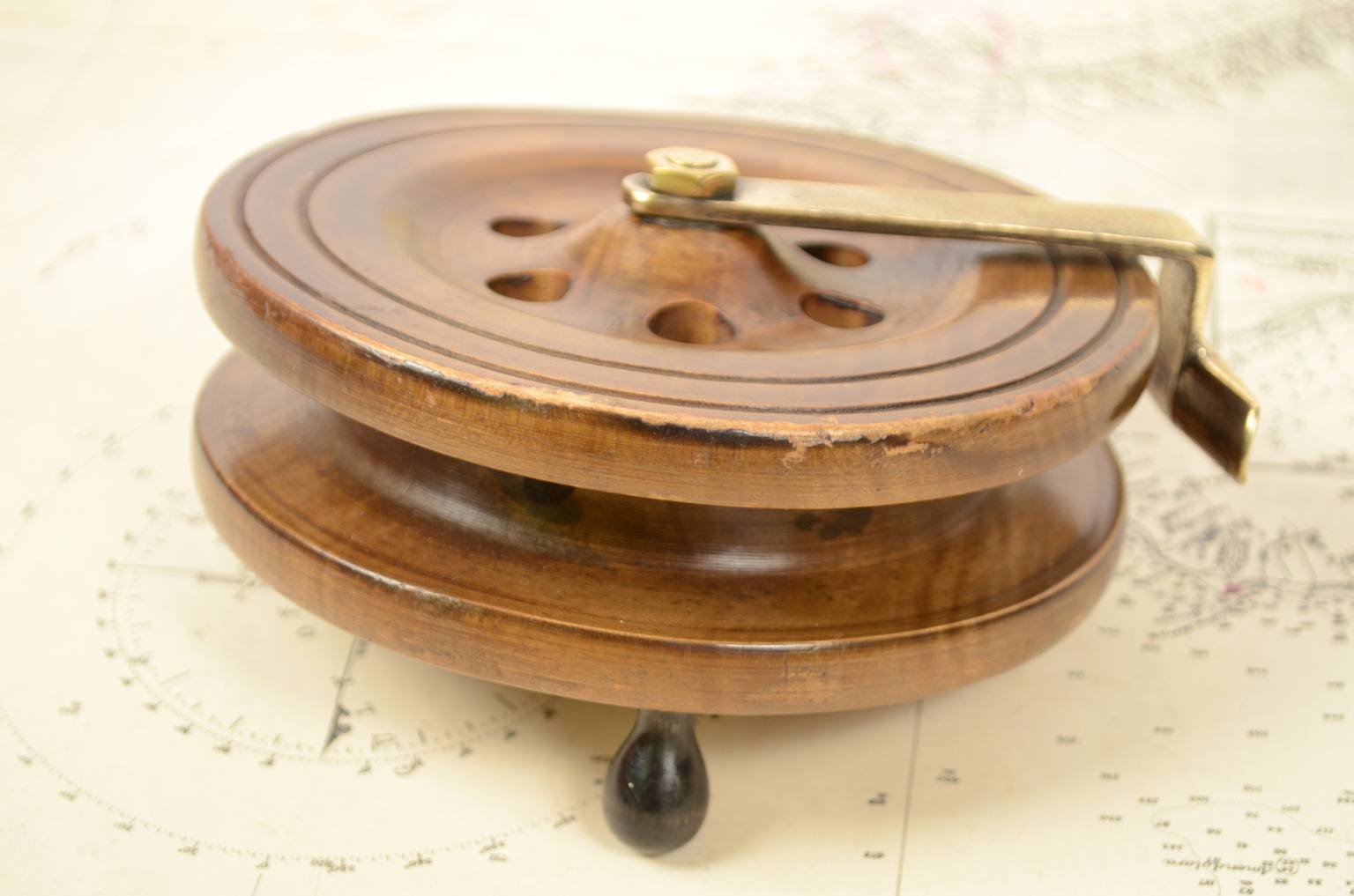 Nautical antiques/6341A-Fishing reel