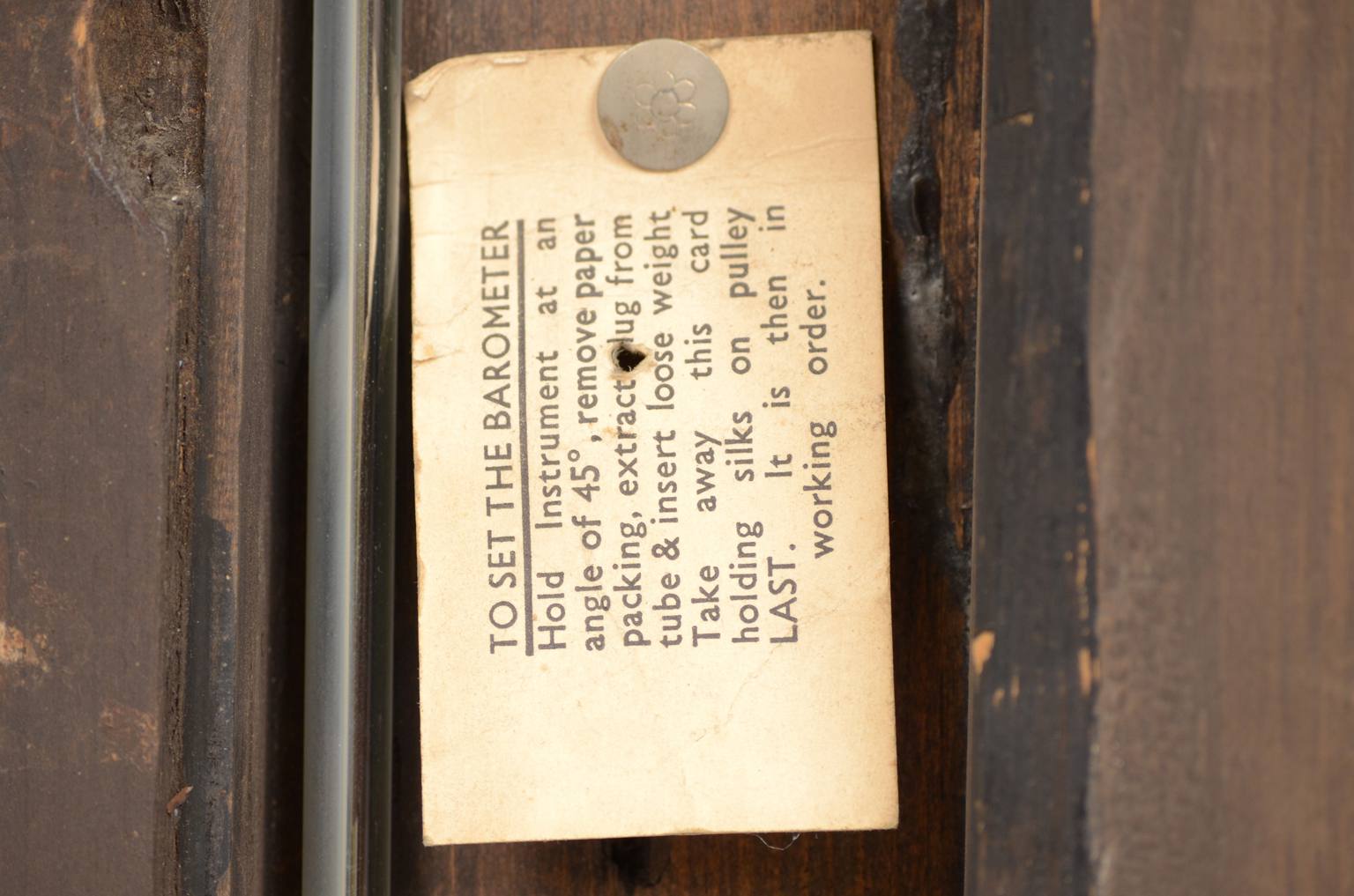 Antique barometers/640A-Torricellian barometer