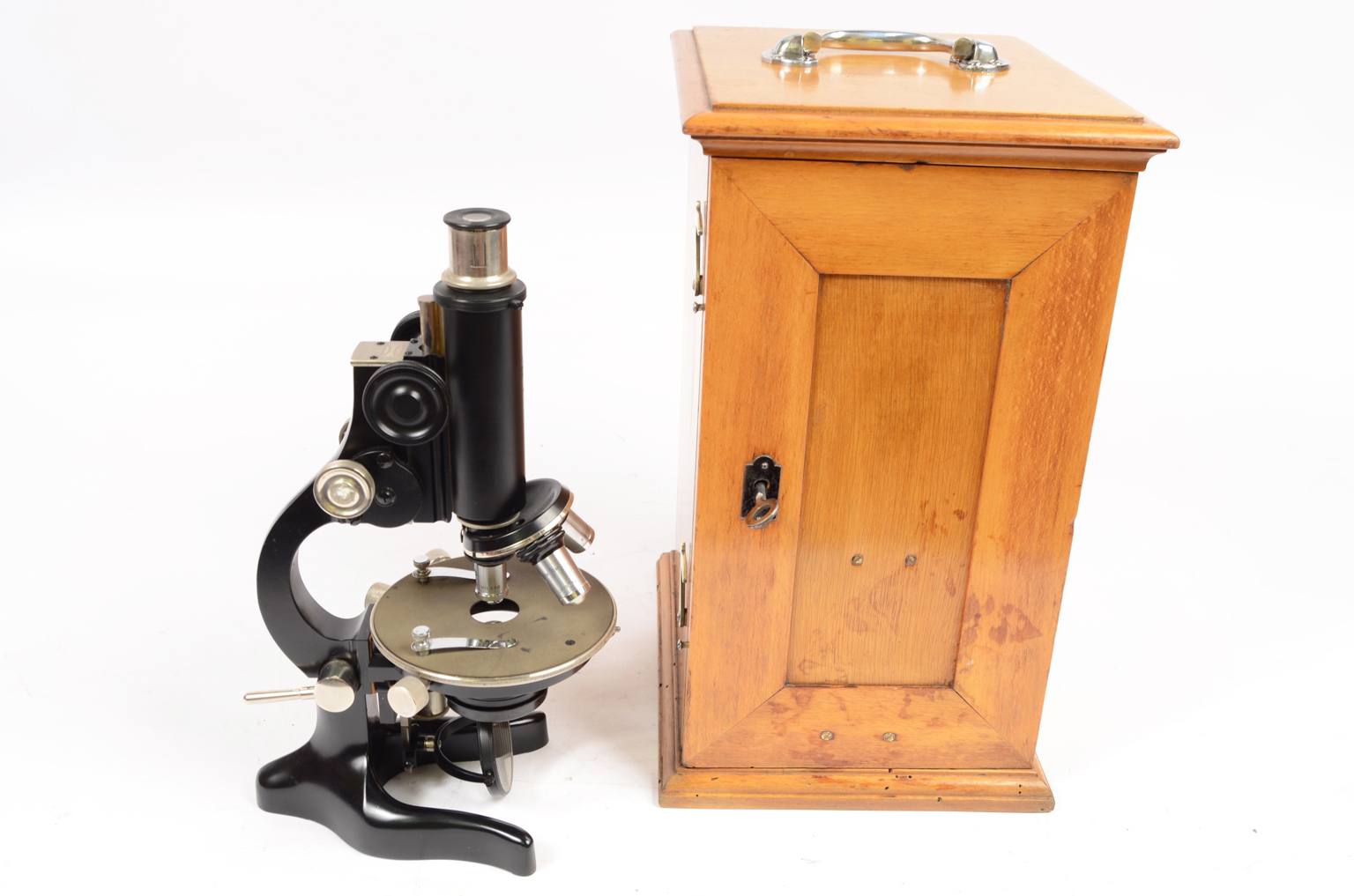 Strumenti medici d'epoca/650-Microscopio antico