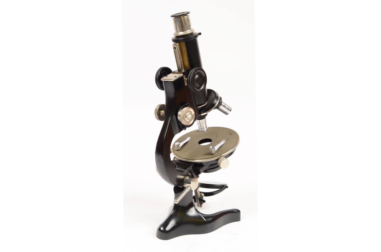 Strumenti medici d'epoca/650-Microscopio antico
