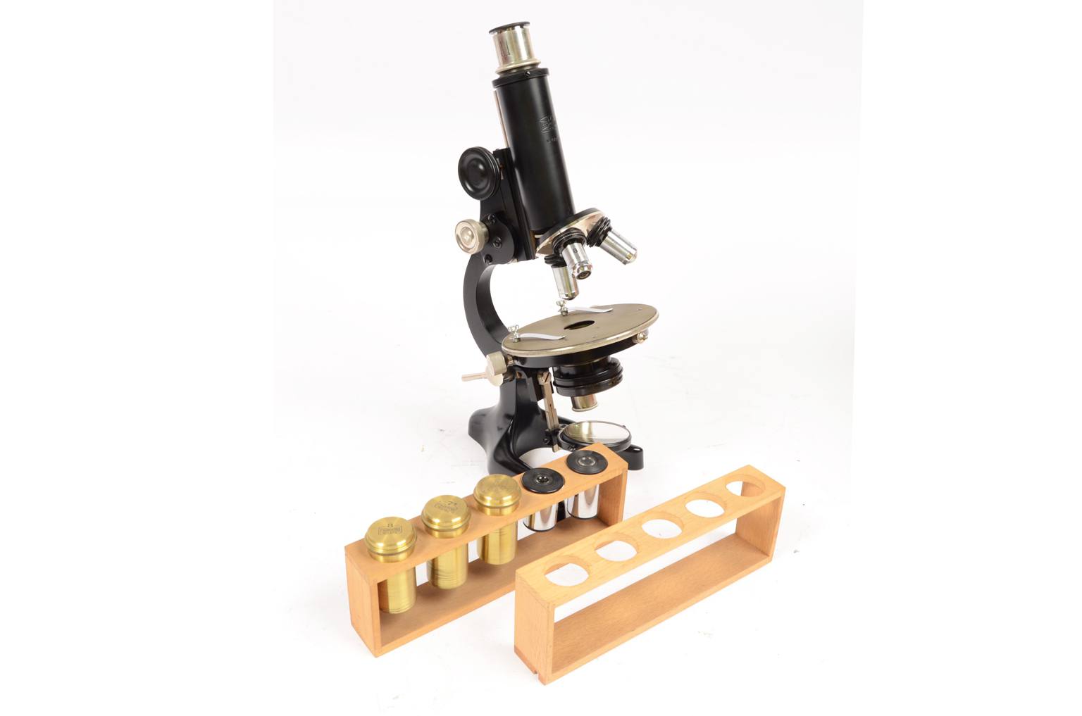 Strumenti medici d'epoca/650-Microscopio antico