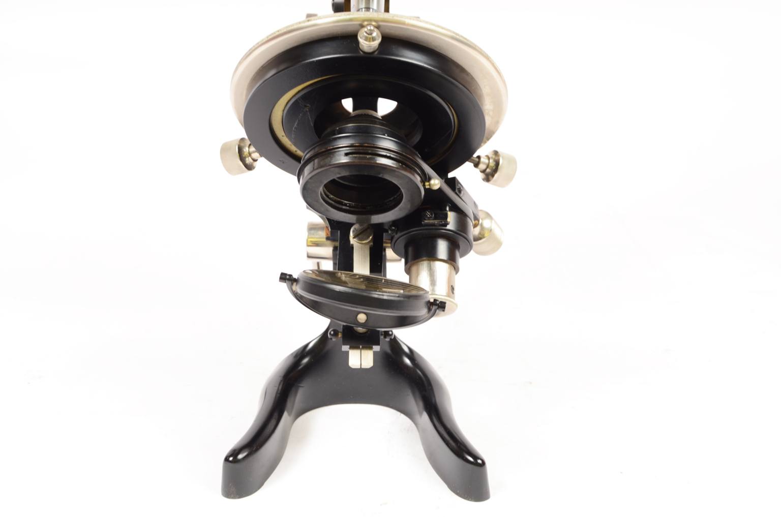 Old medical instruments/650-Antique microscope