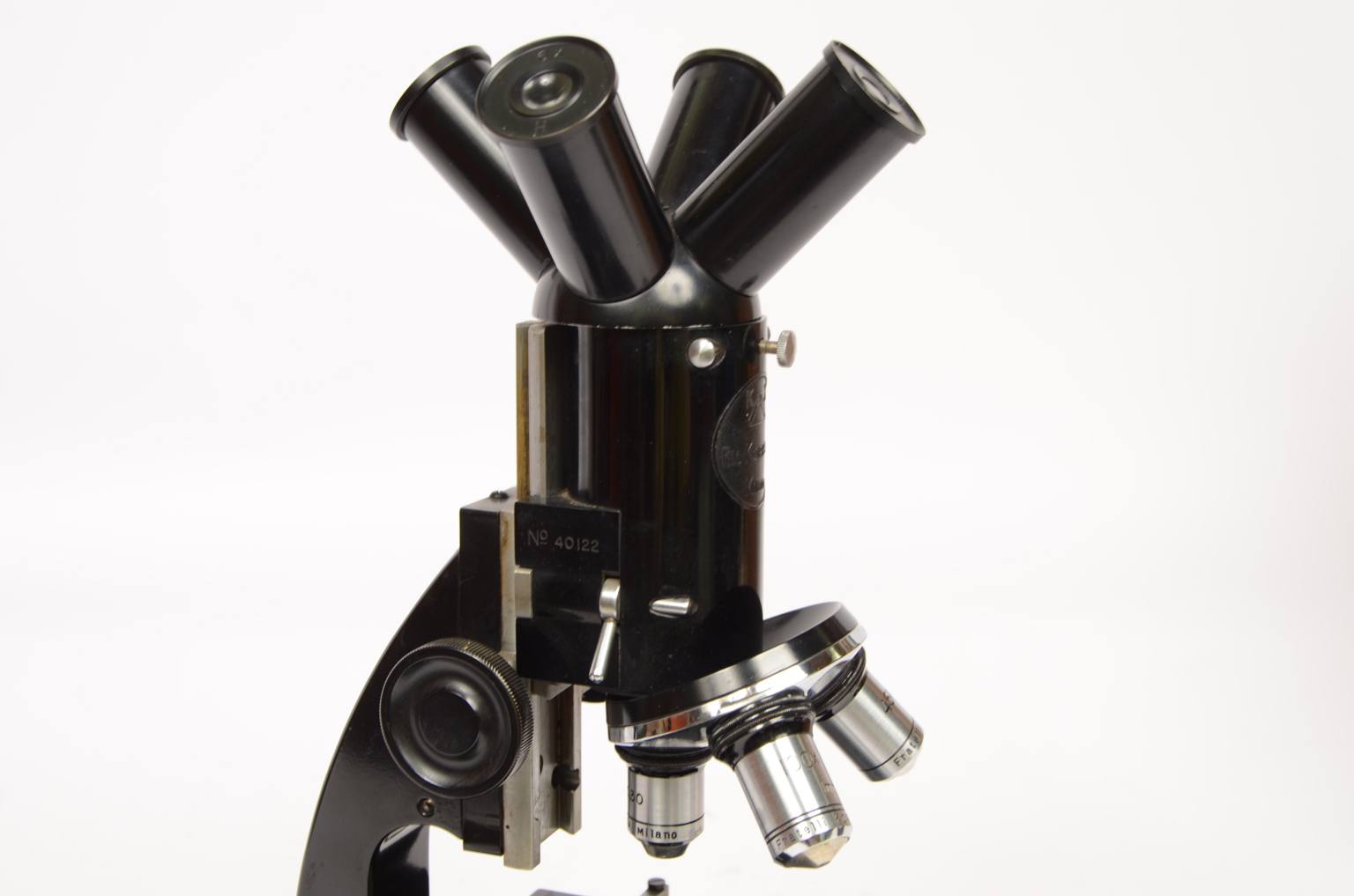 Old medical instruments/651-Vintage microscope