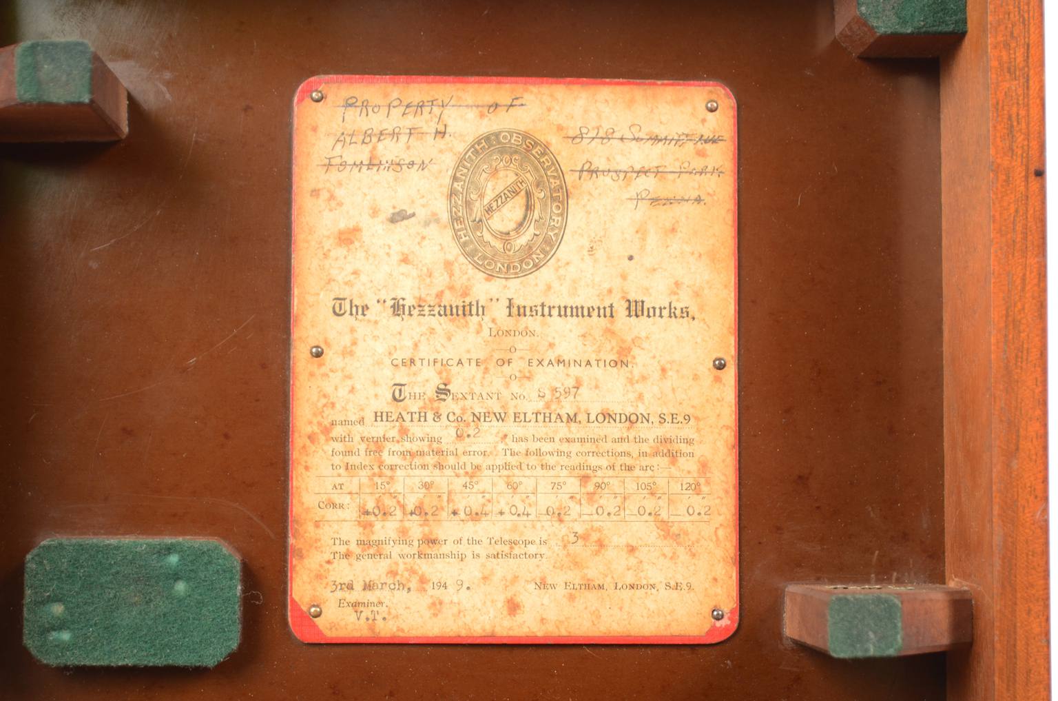 Nautical antiques/6539-Antique sextant