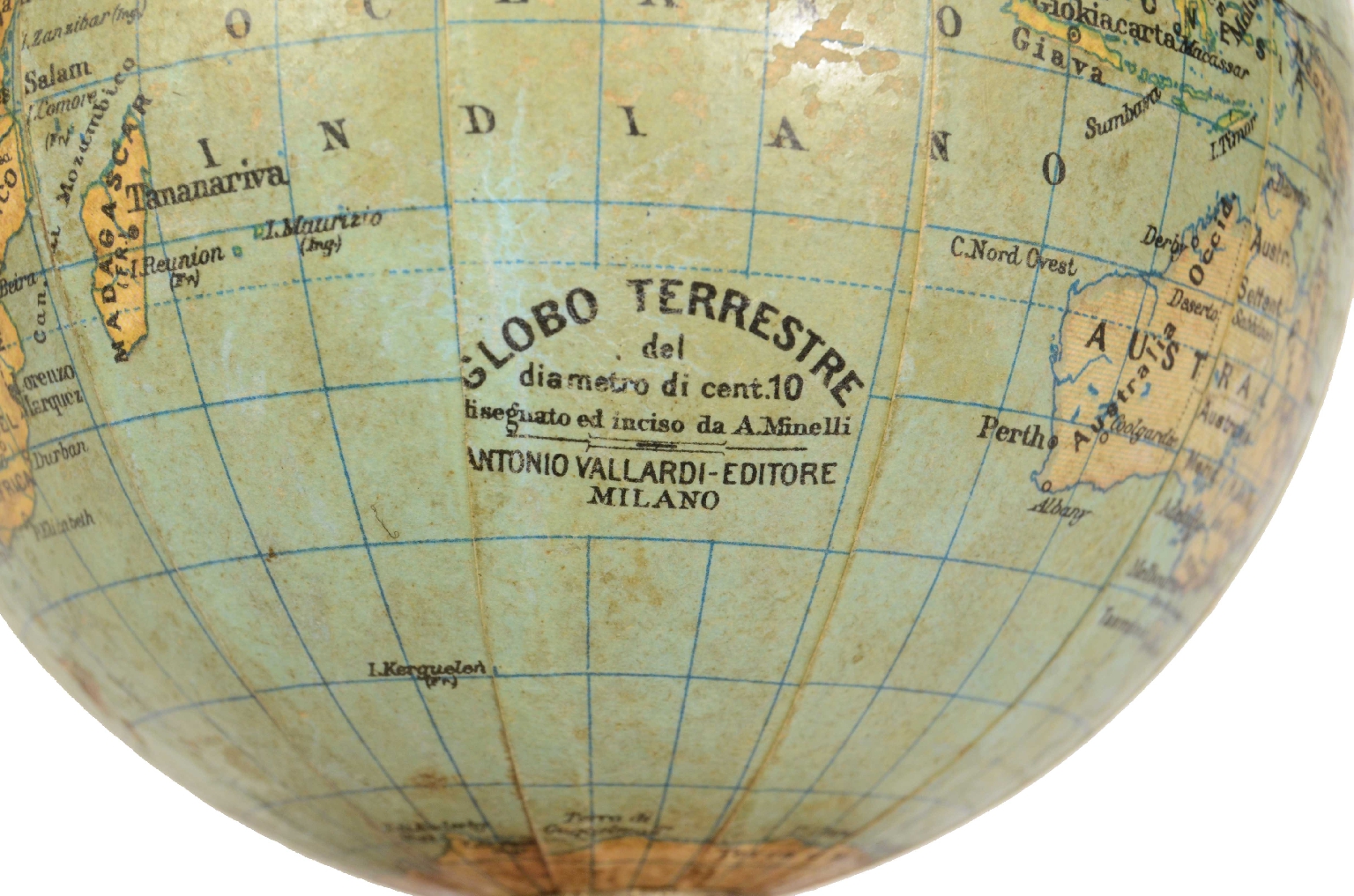 Antique globes-world maps/6572A-Small Terrestrial Globe