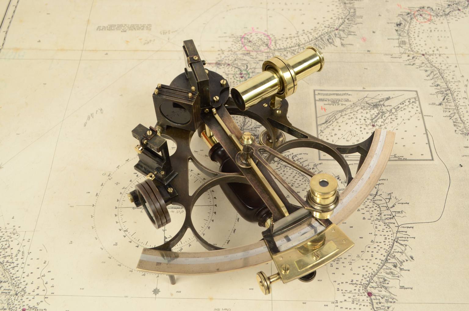 Nautical antiques/6608-Vintage sextant