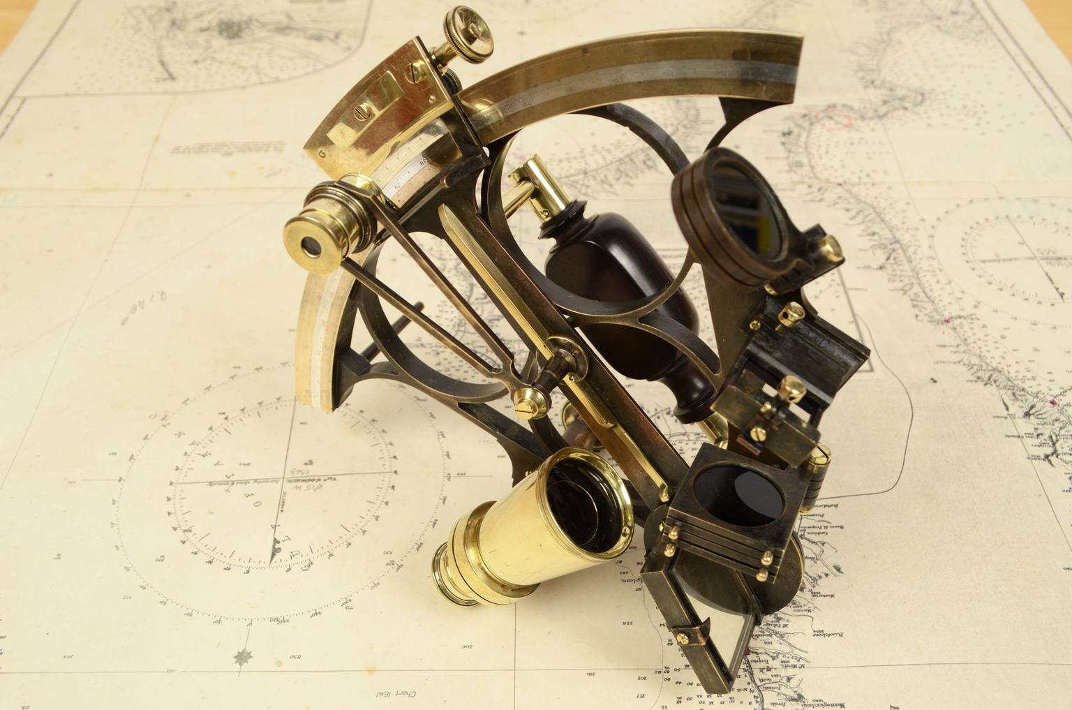 Nautical antiques/6608-Vintage sextant