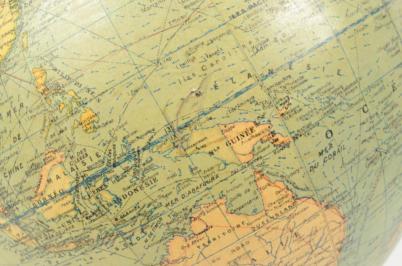 Antique globes-world maps/6657-Vintage globe