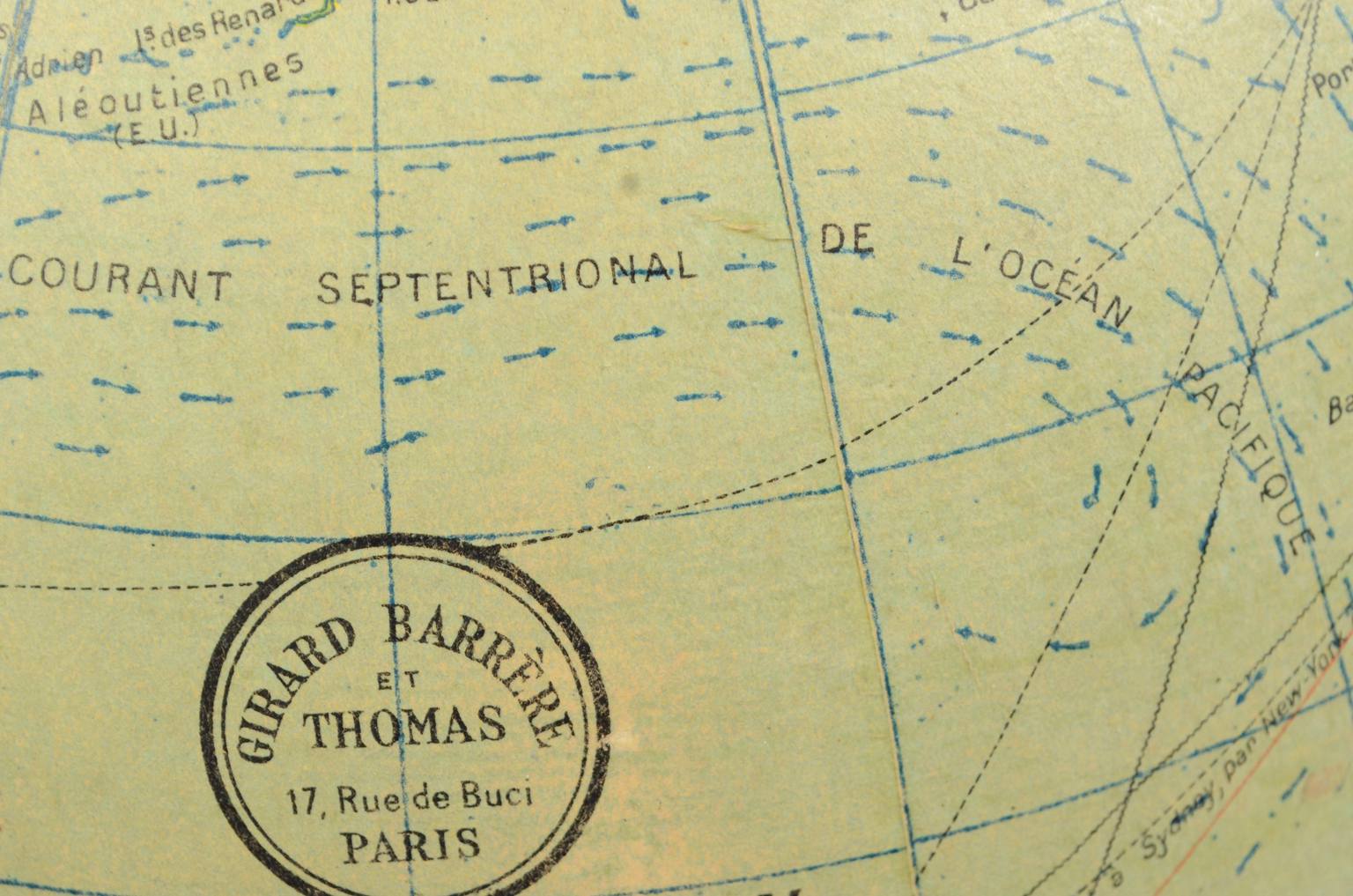 Antique globes-world maps/6657-Vintage globe