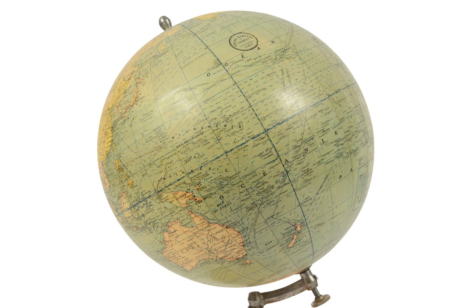 Antique globes-world maps/6657-Vintage globe