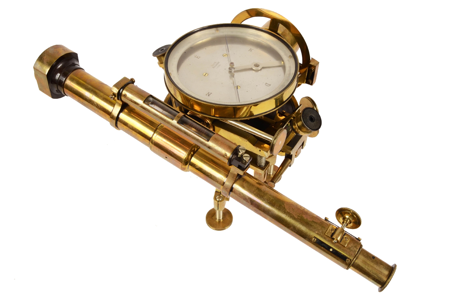 Strumenti di misura antichi/667-Raro Teodolite