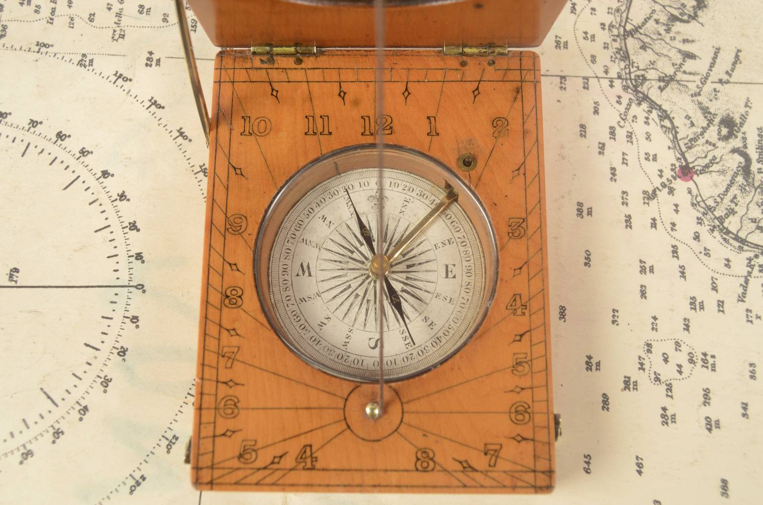 Antique compasses/6787-Antique sundial