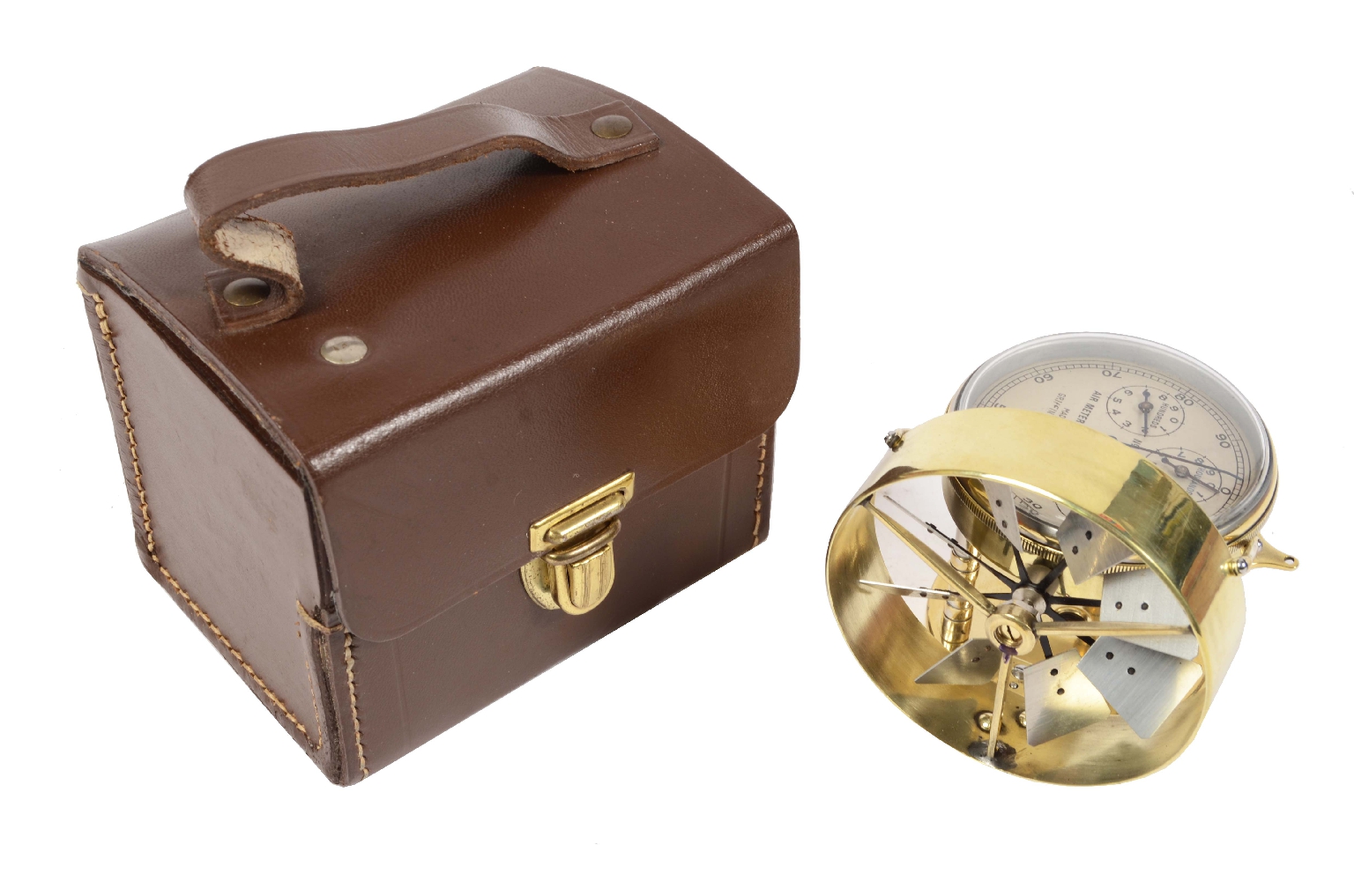 Antique measuring instruments/6897b-Antique Anemometer