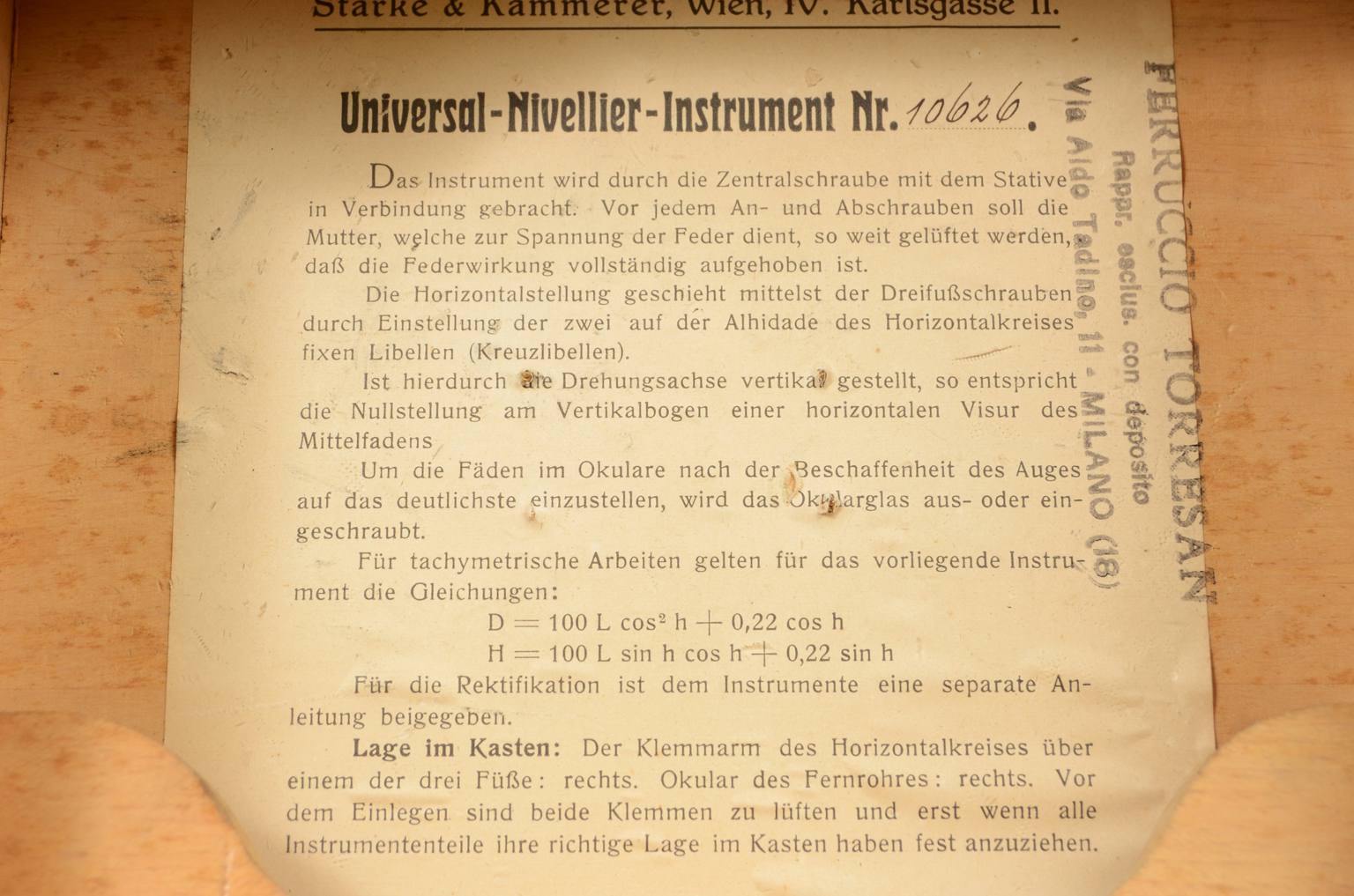 Strumenti di misura antichi/6967-Teodolite antico