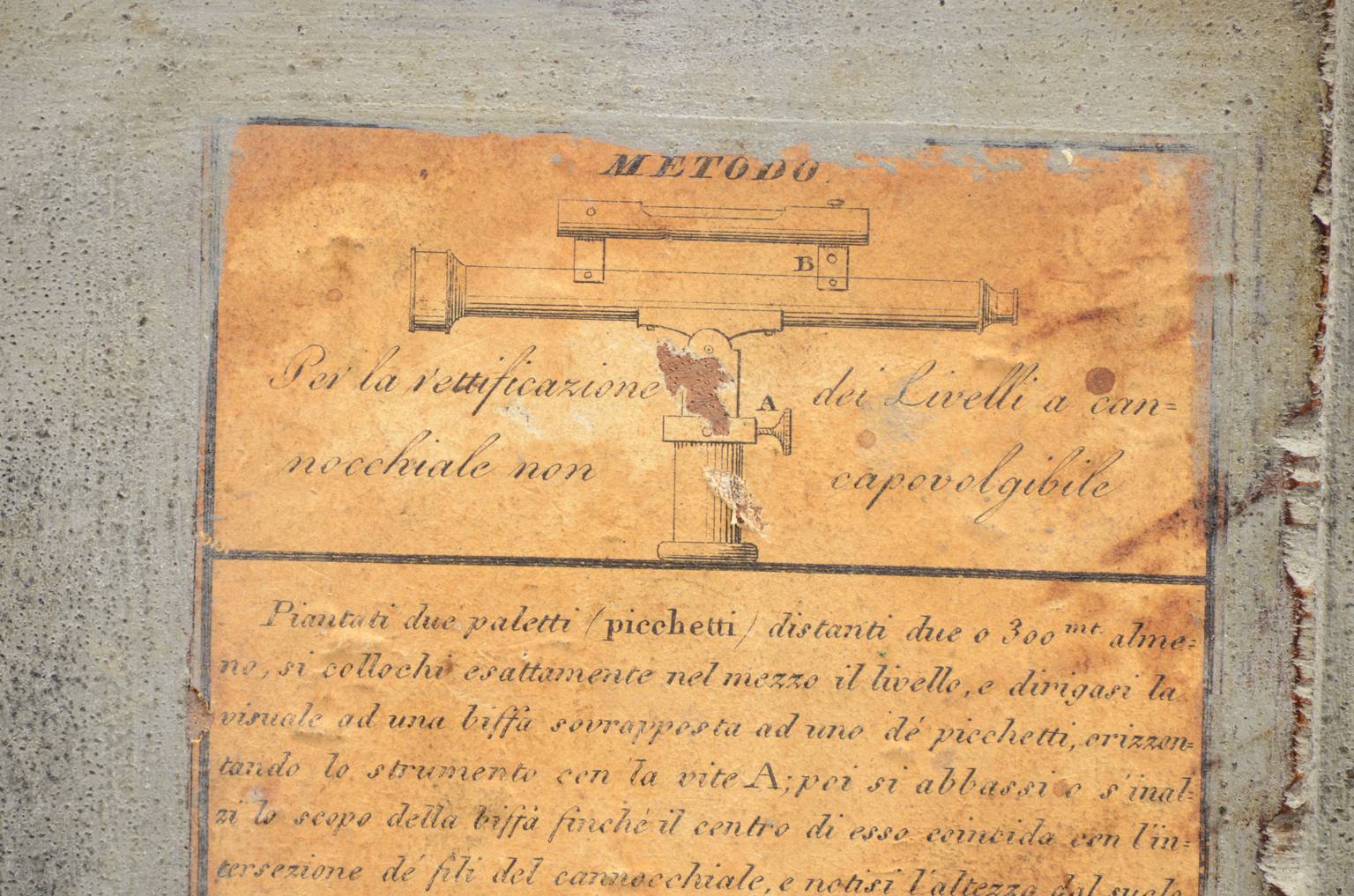 Strumenti di misura antichi/6968-Livello antico