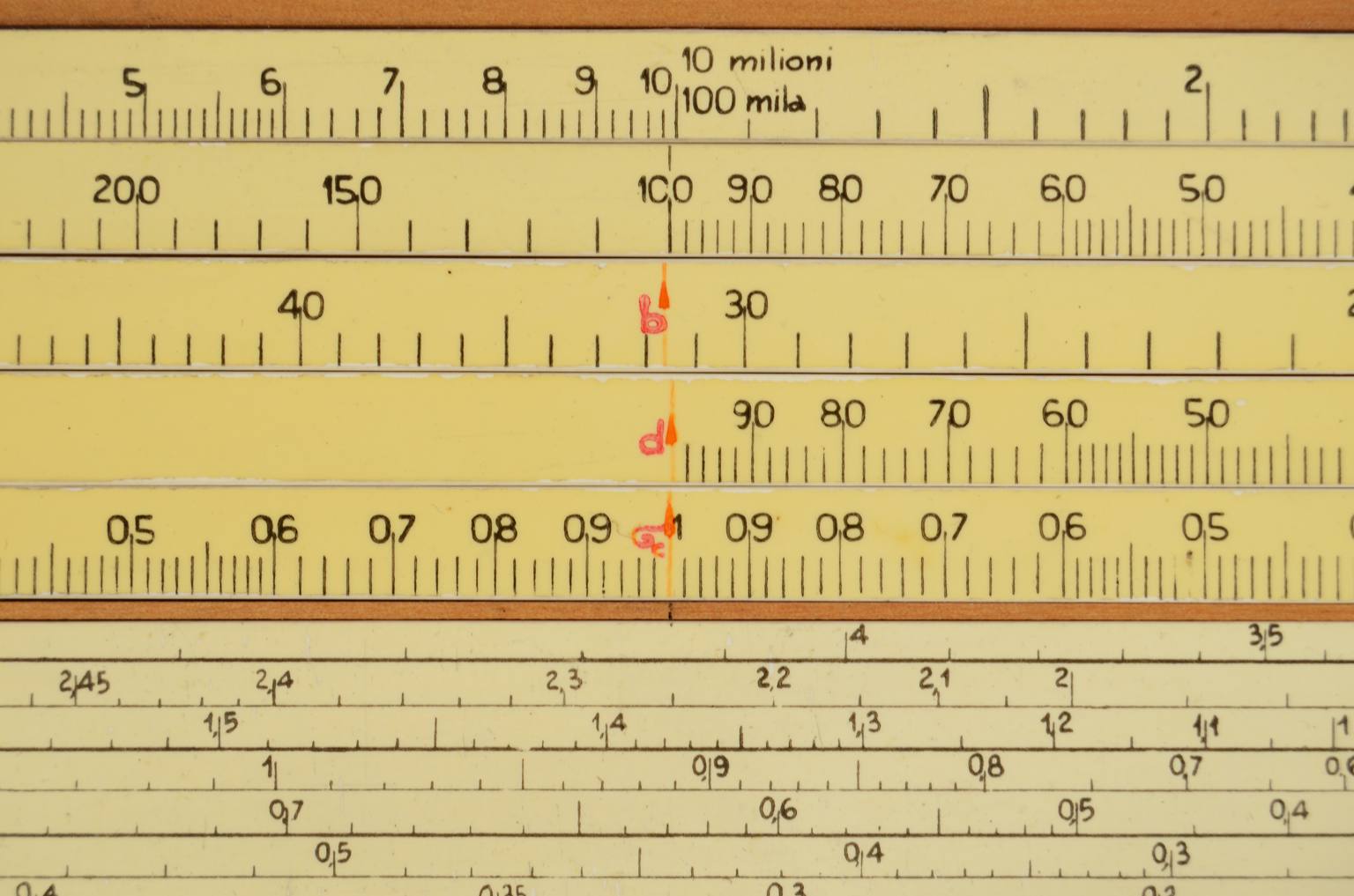 Antique measuring instruments/6970-Vintage slide rule
