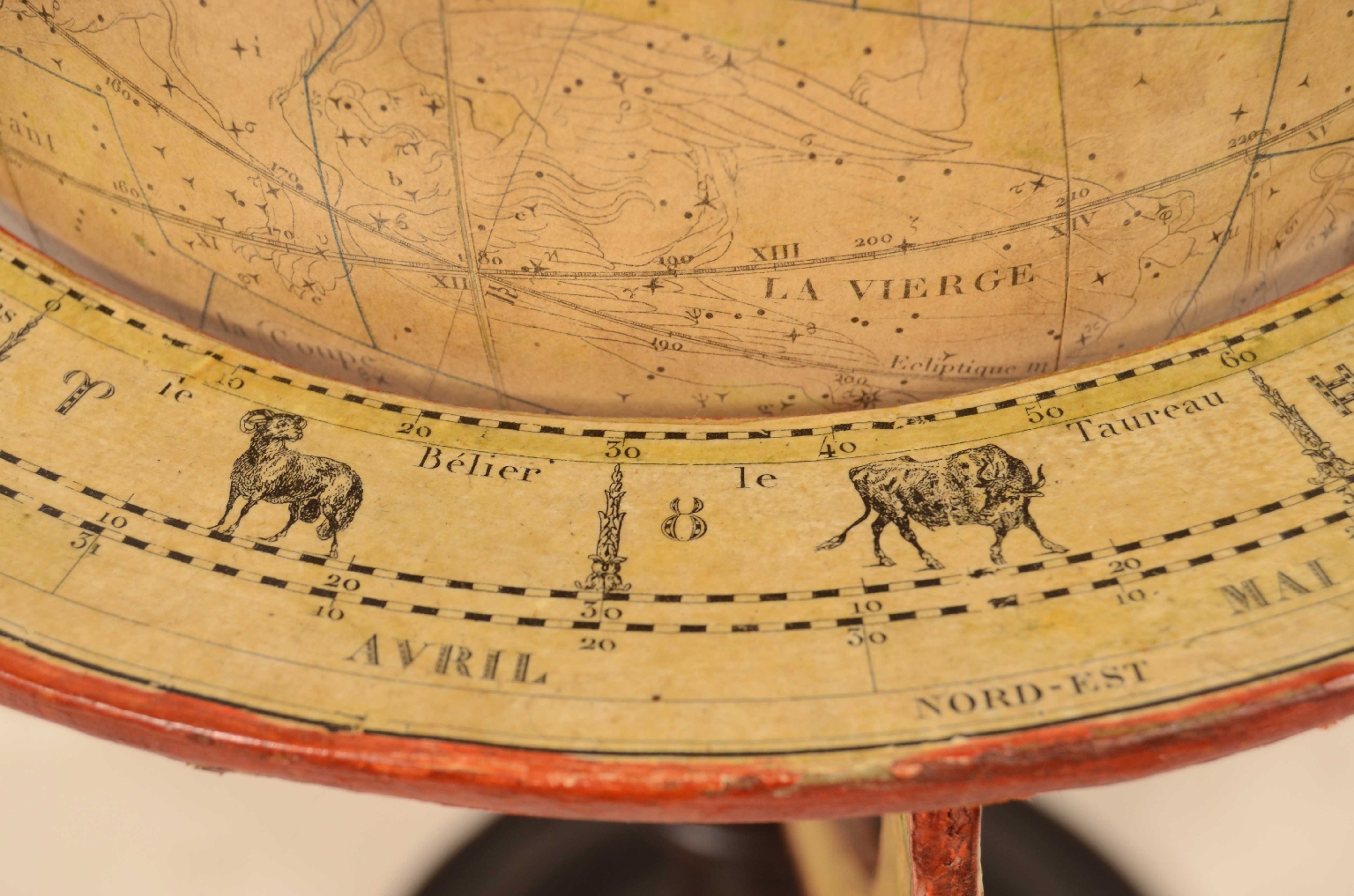 Antique globes-world maps/703-Antiques Pair Globes