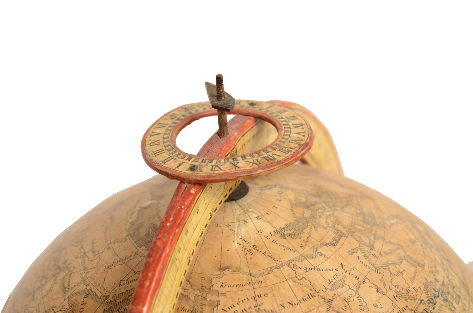 Antique globes-world maps/703-Antiques Pair Globes