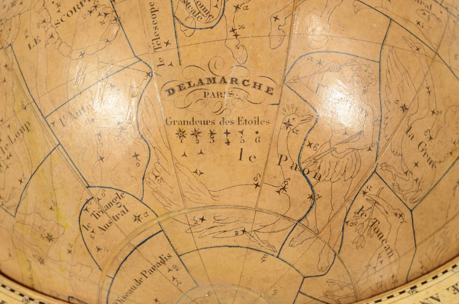 Antique globes-world maps/703-Antiques Pair Globes