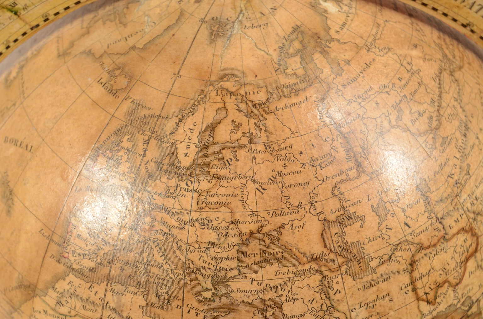 Antique globes-world maps/703-Antiques Pair Globes