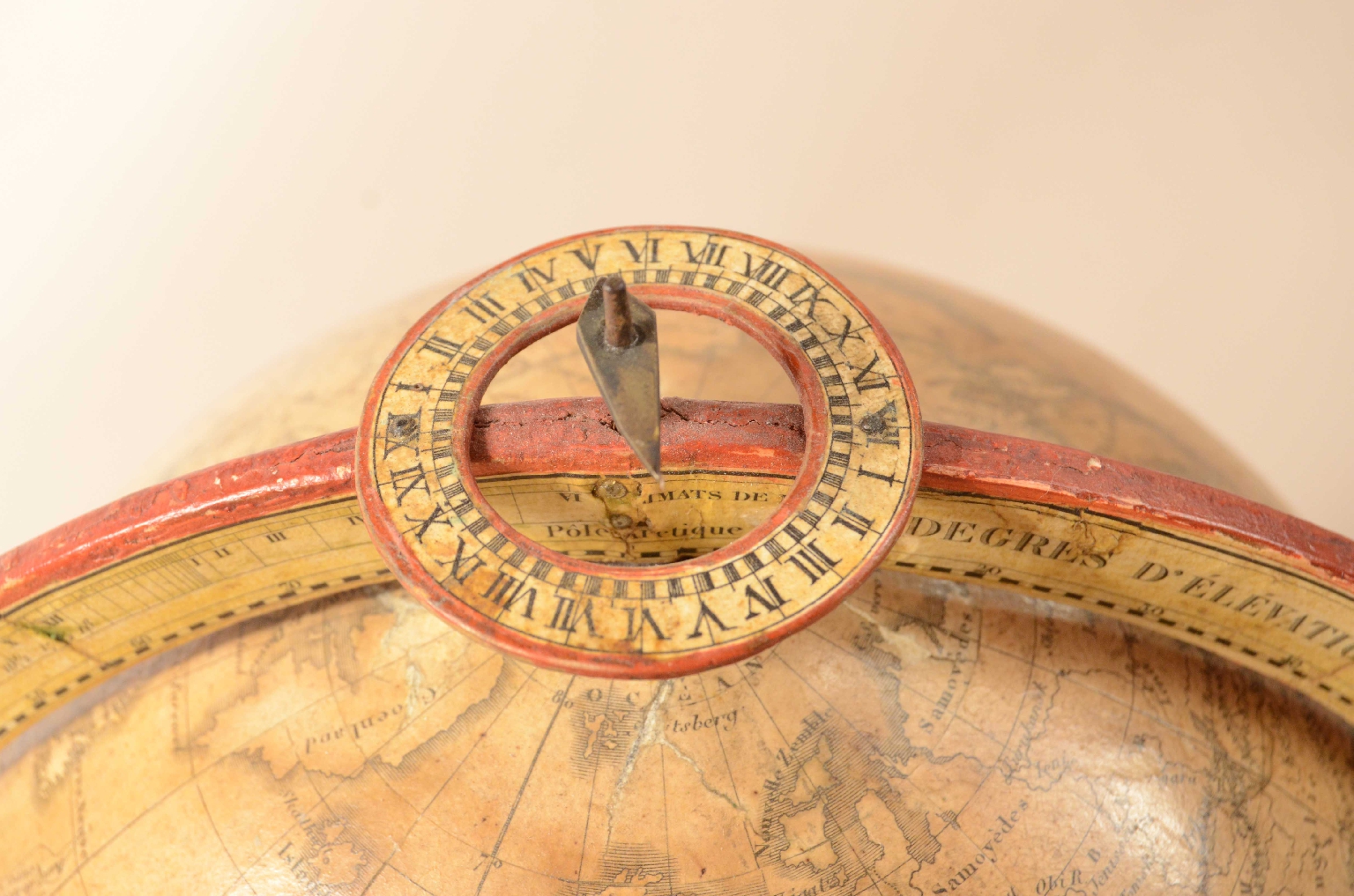 Antique globes-world maps/703-Antiques Pair Globes
