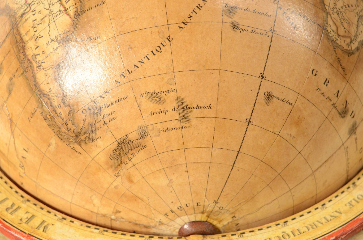 Antique globes-world maps/703-Antiques Pair Globes