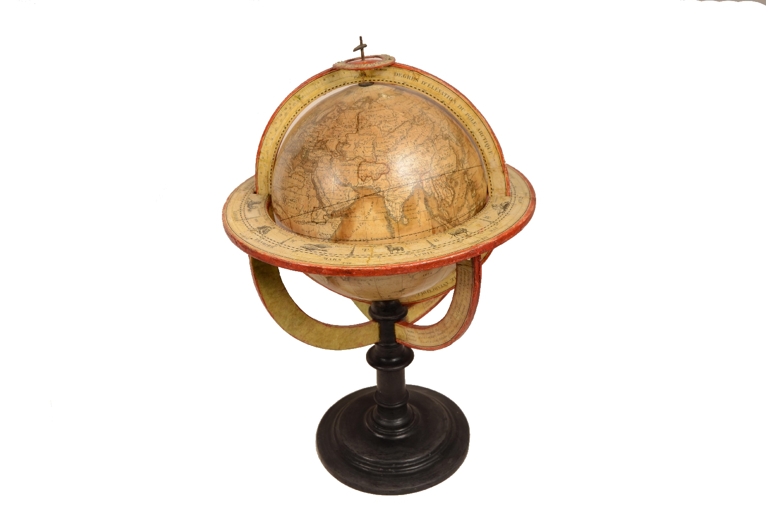 Antique globes-world maps/703-Antiques Pair Globes