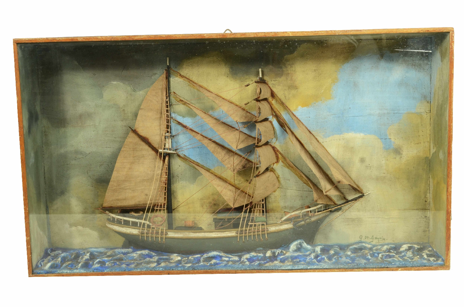 Modelli di navi d'epoca/706-Diorama Nautico