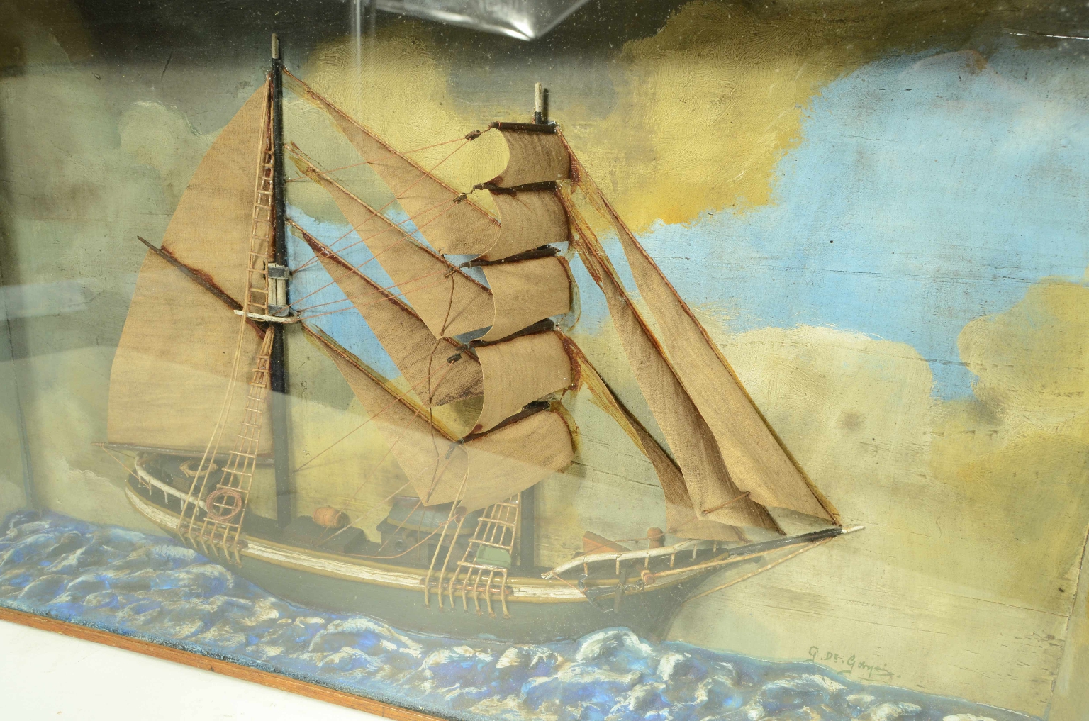 Modelli di navi d'epoca/706-Diorama Nautico