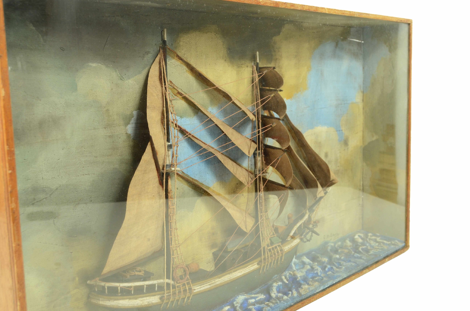Modelli di navi d'epoca/706-Diorama Nautico