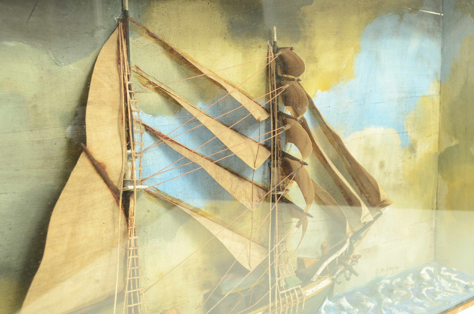 Modelli di navi d'epoca/706-Diorama Nautico