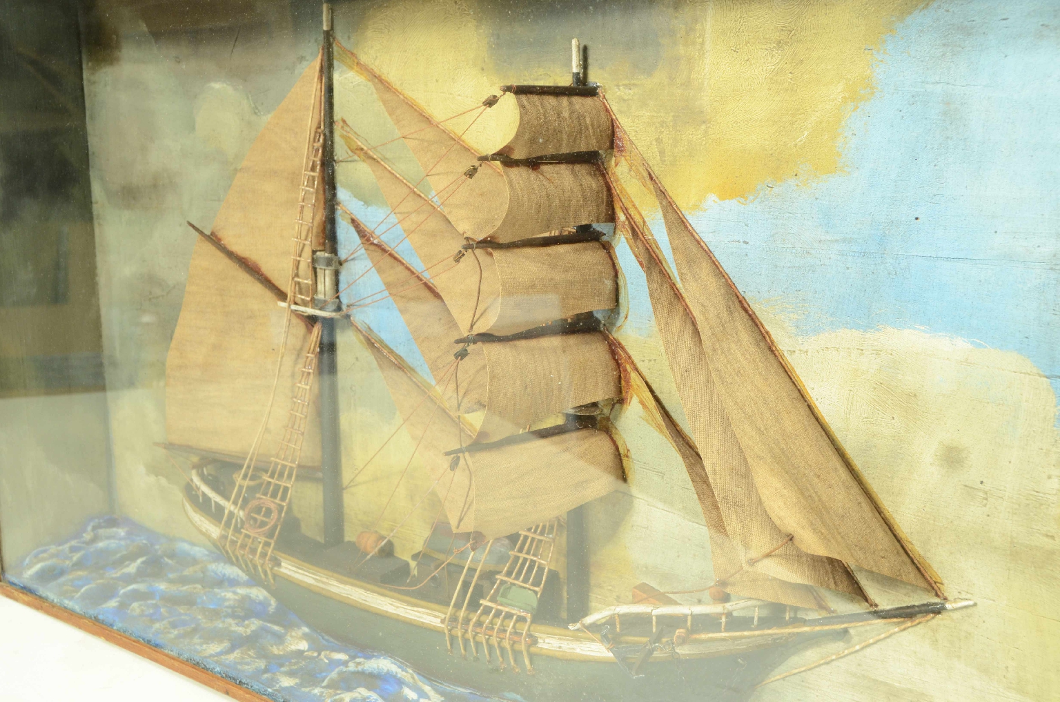 Old ship models/706-Nautical Diorama