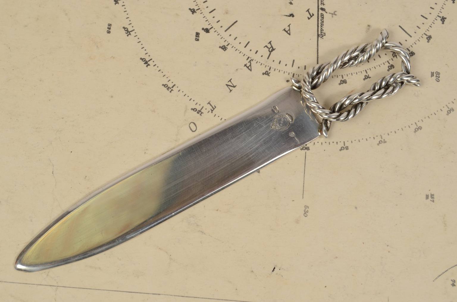 Nautical antiques/7060-Silver letter opener