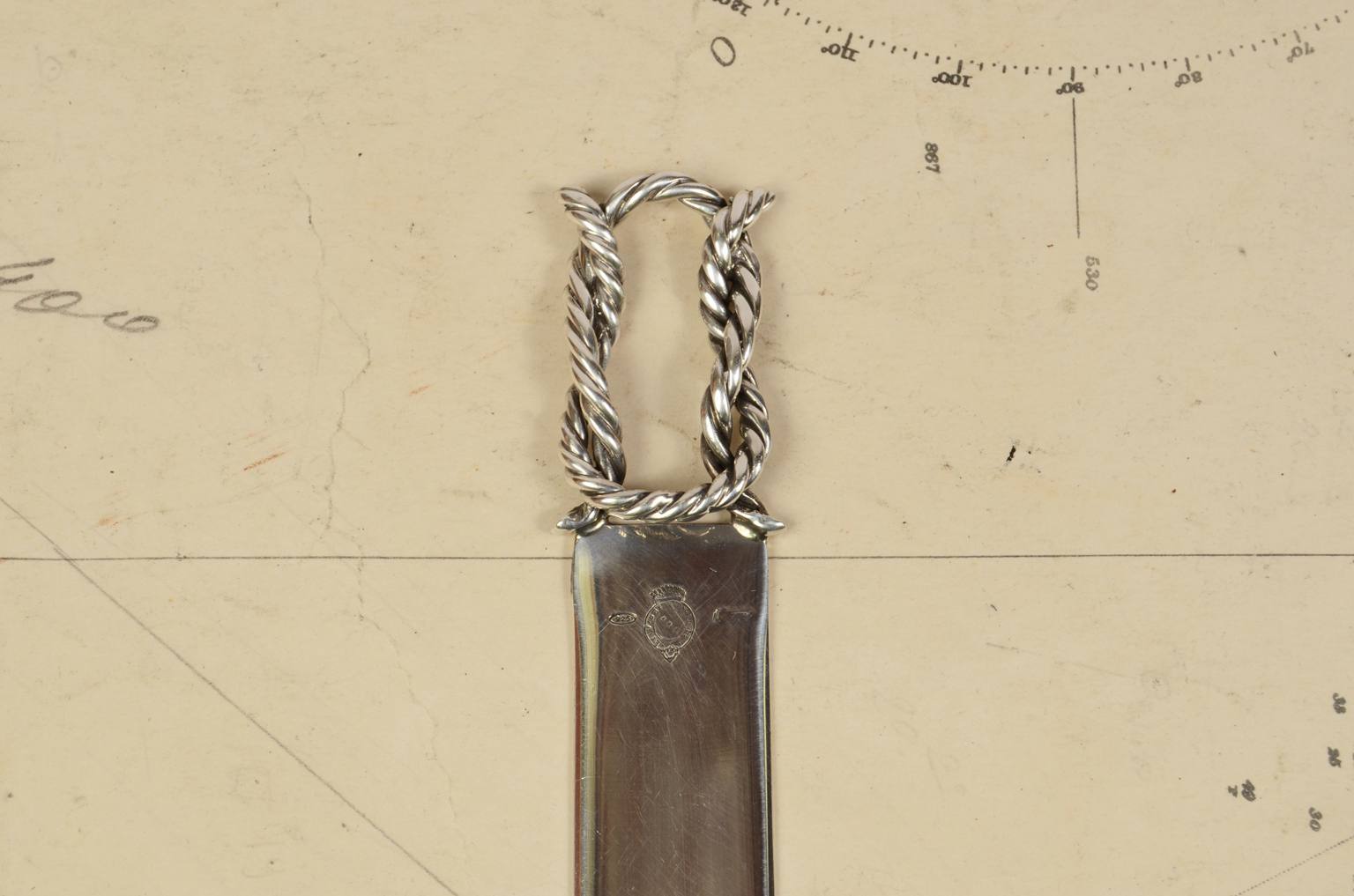 Nautical antiques/7060-Silver letter opener