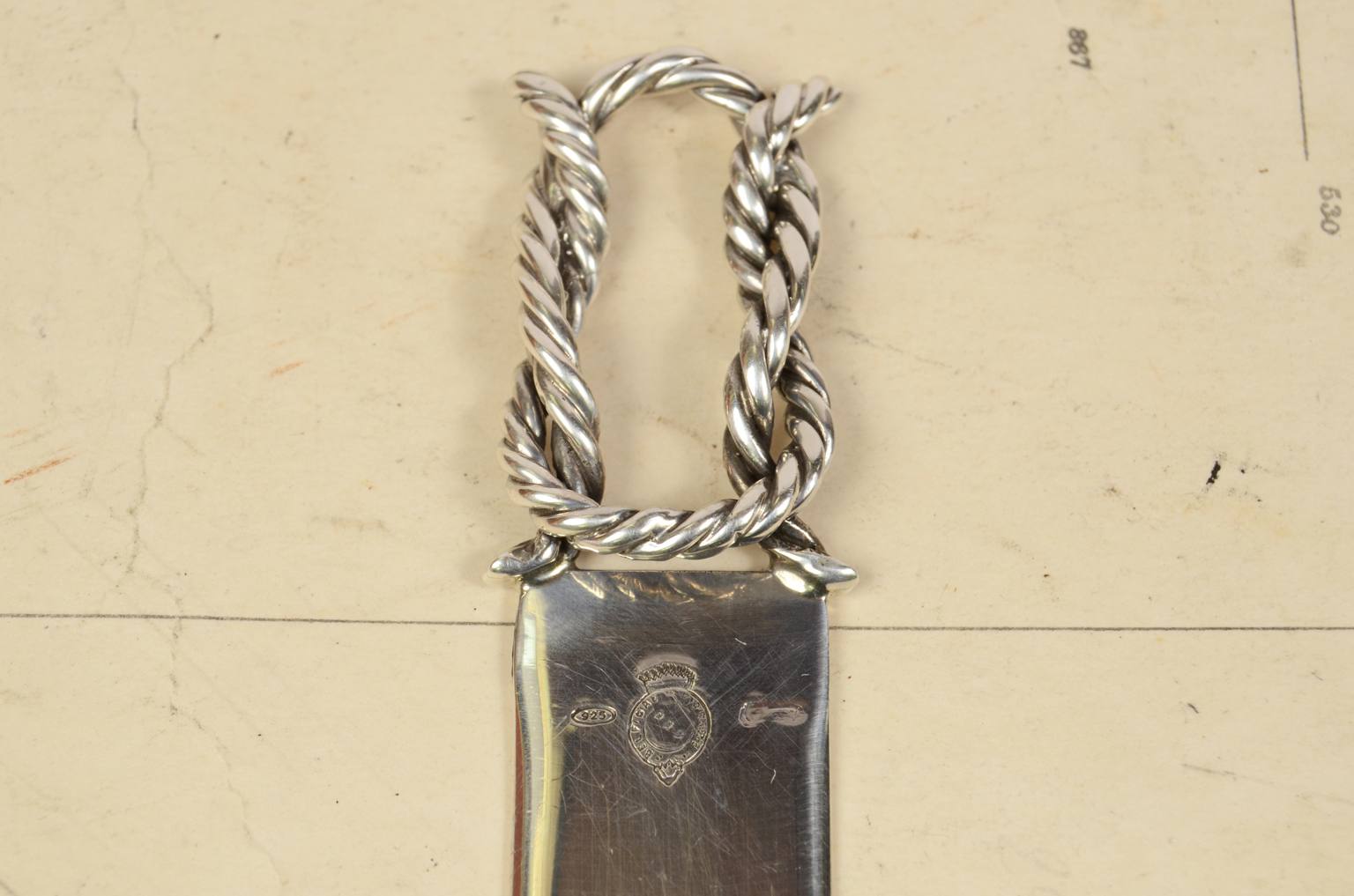 Nautical antiques/7060-Silver letter opener