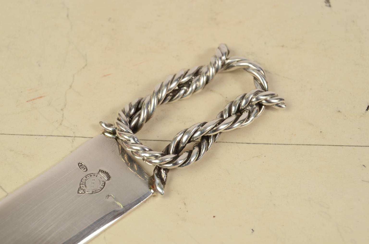 Antiquariato nautico/7060-Tagliacarte argento