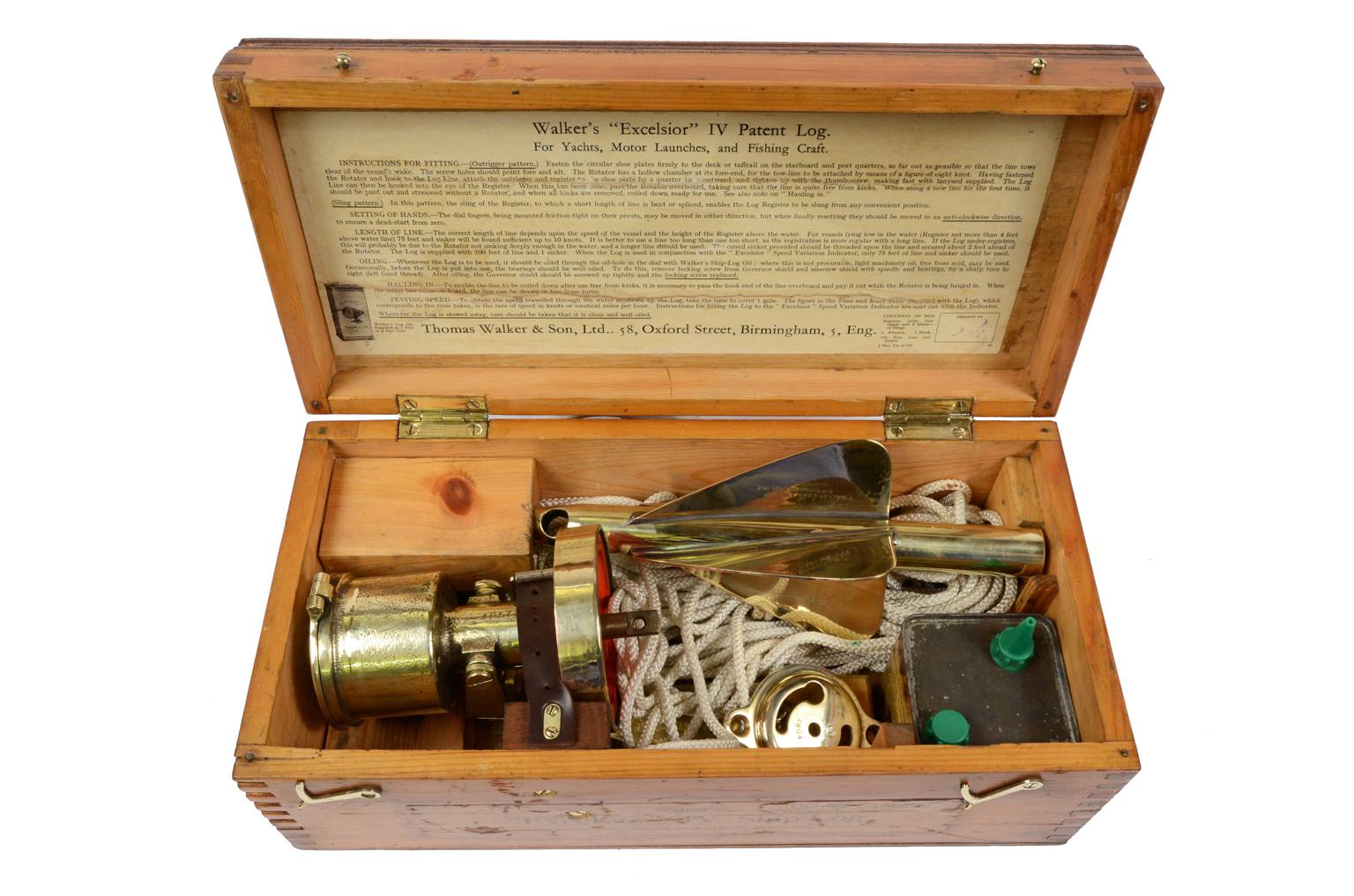 Antiquariato nautico/7070-Contamiglia Walker