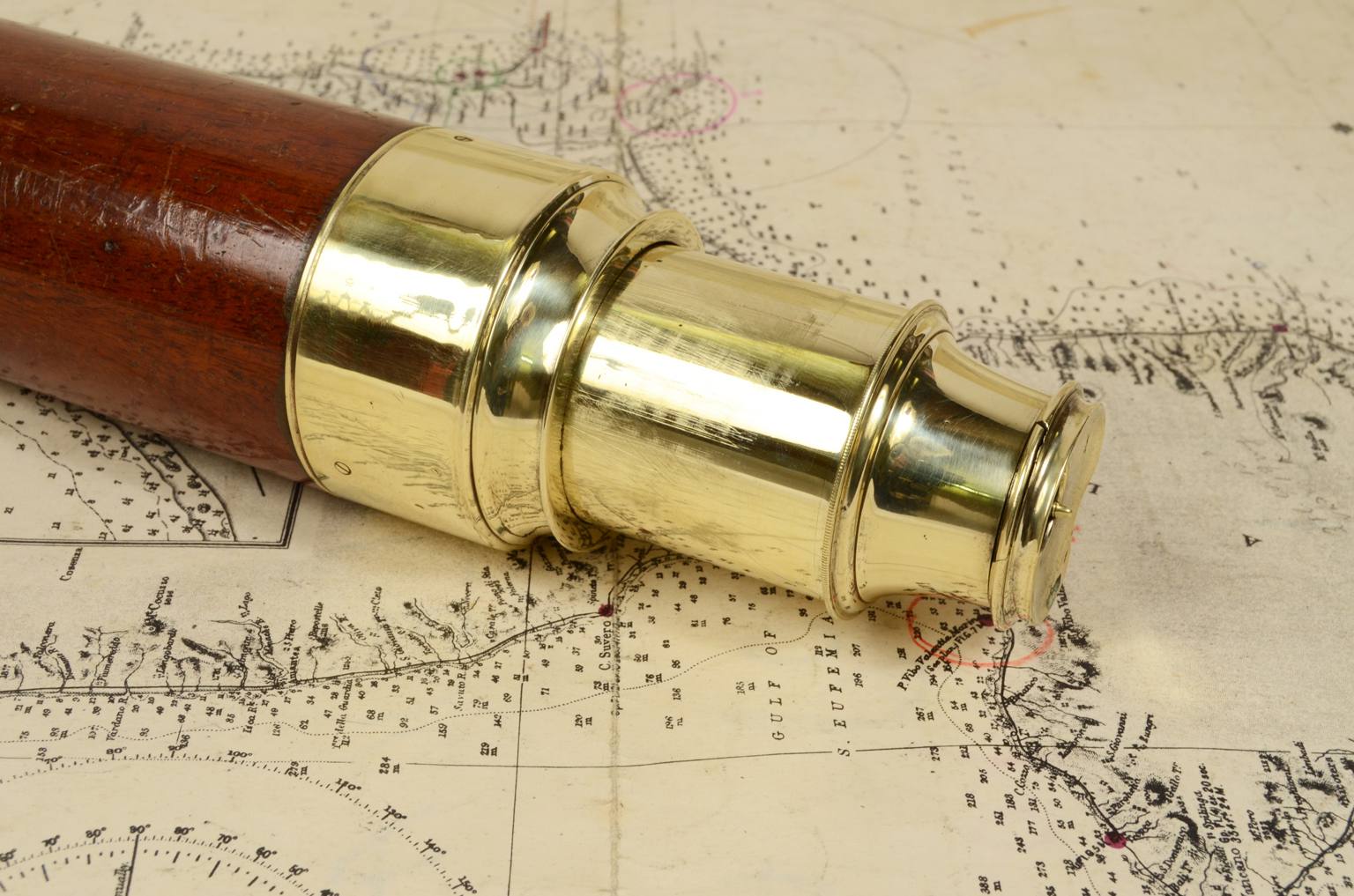 Antiquariato nautico/7079-Cannocchiale epoca