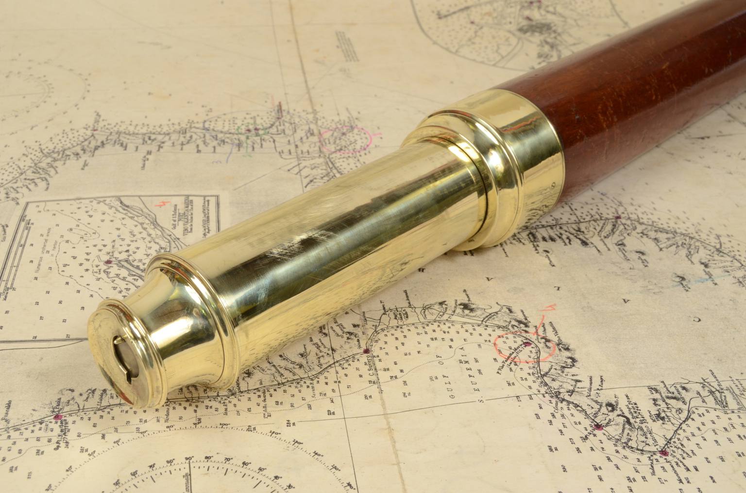 Antiquariato nautico/7079-Cannocchiale epoca