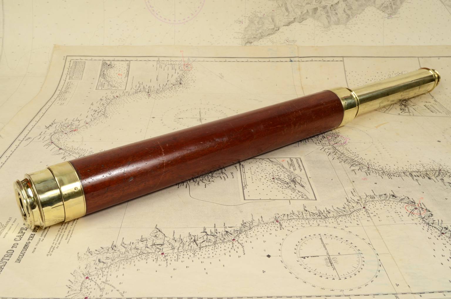 Antiquariato nautico/7079-Cannocchiale epoca