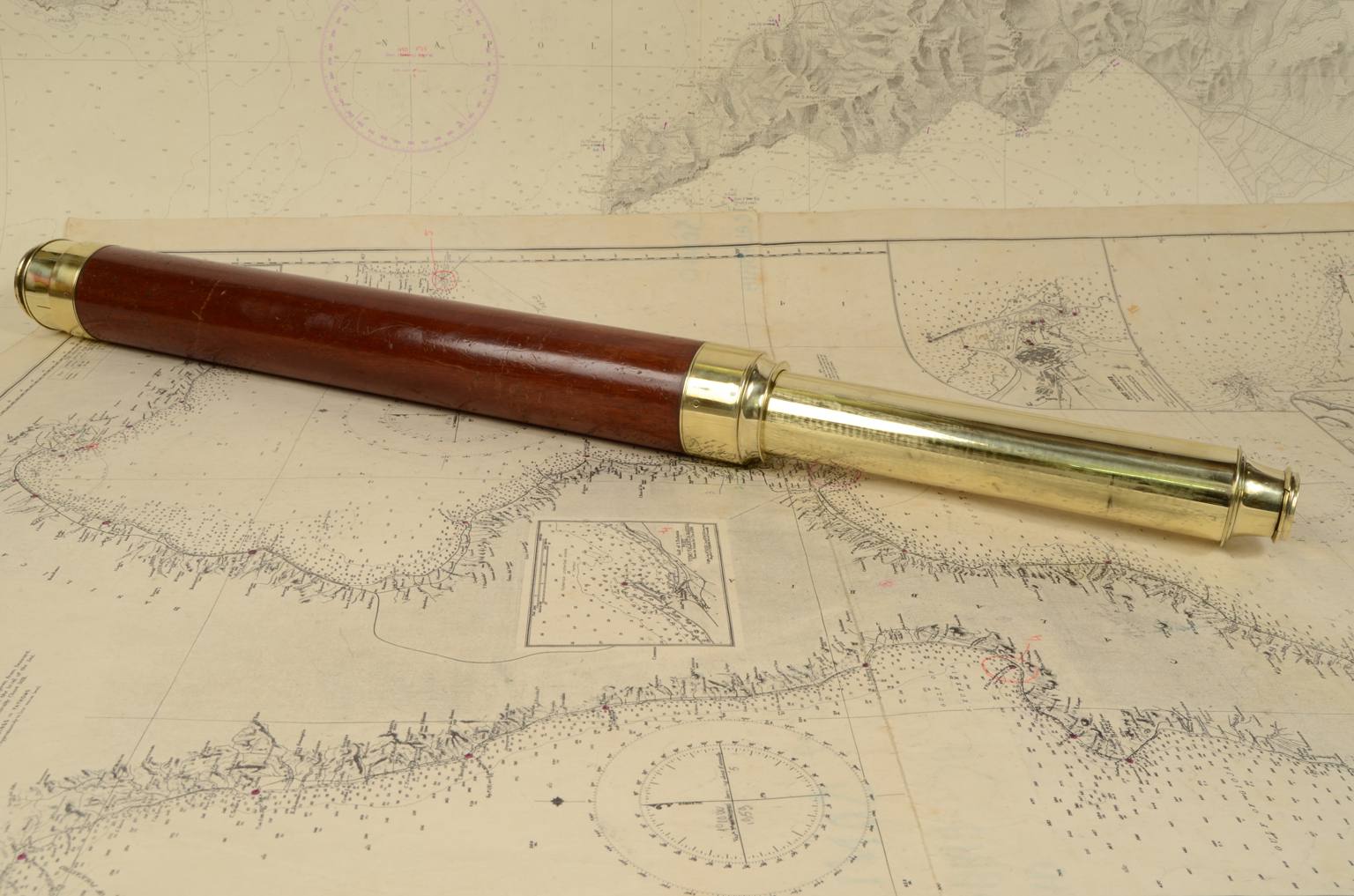 Antiquariato nautico/7079-Cannocchiale epoca