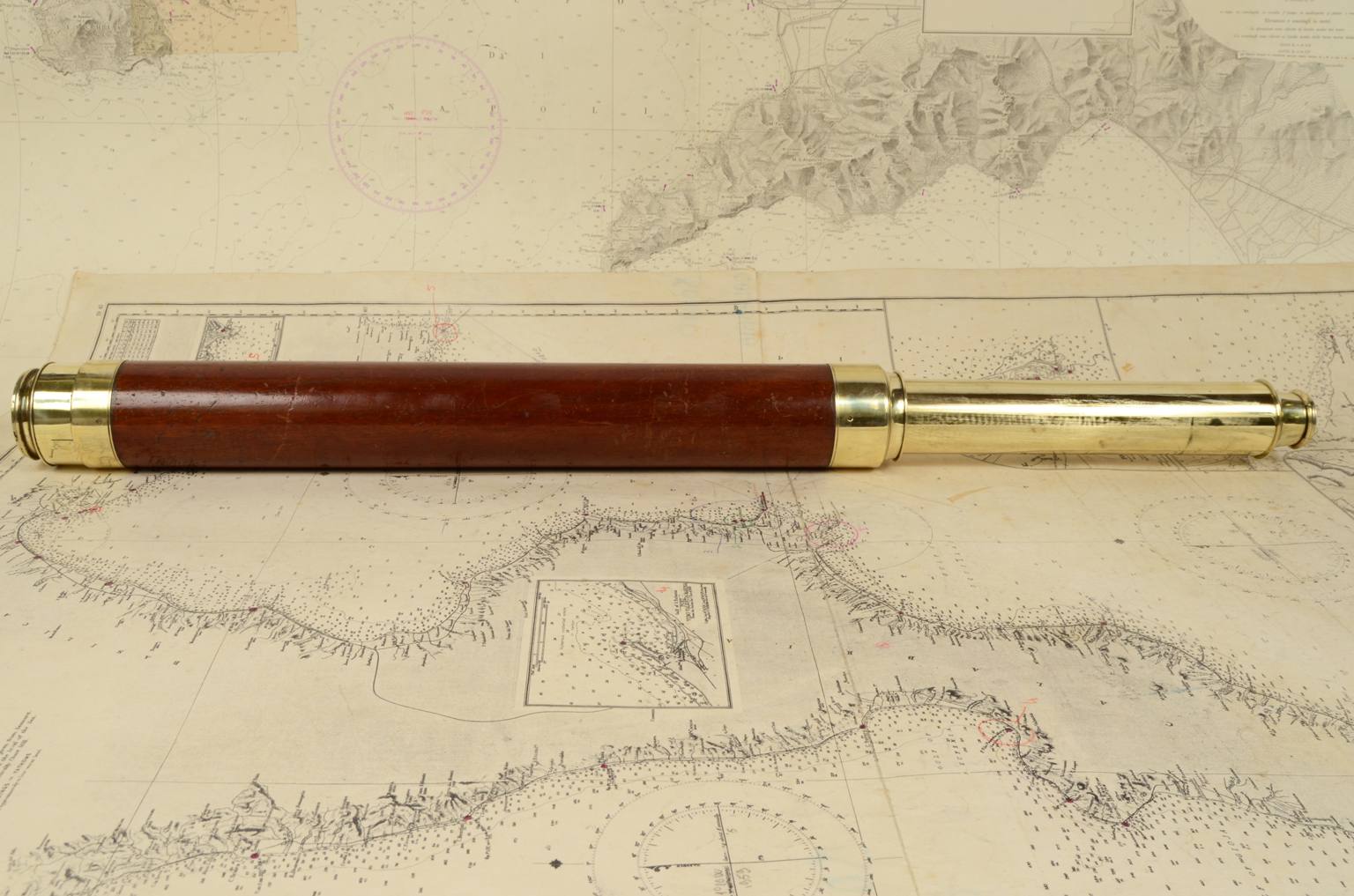 Antiquariato nautico/7079-Cannocchiale epoca