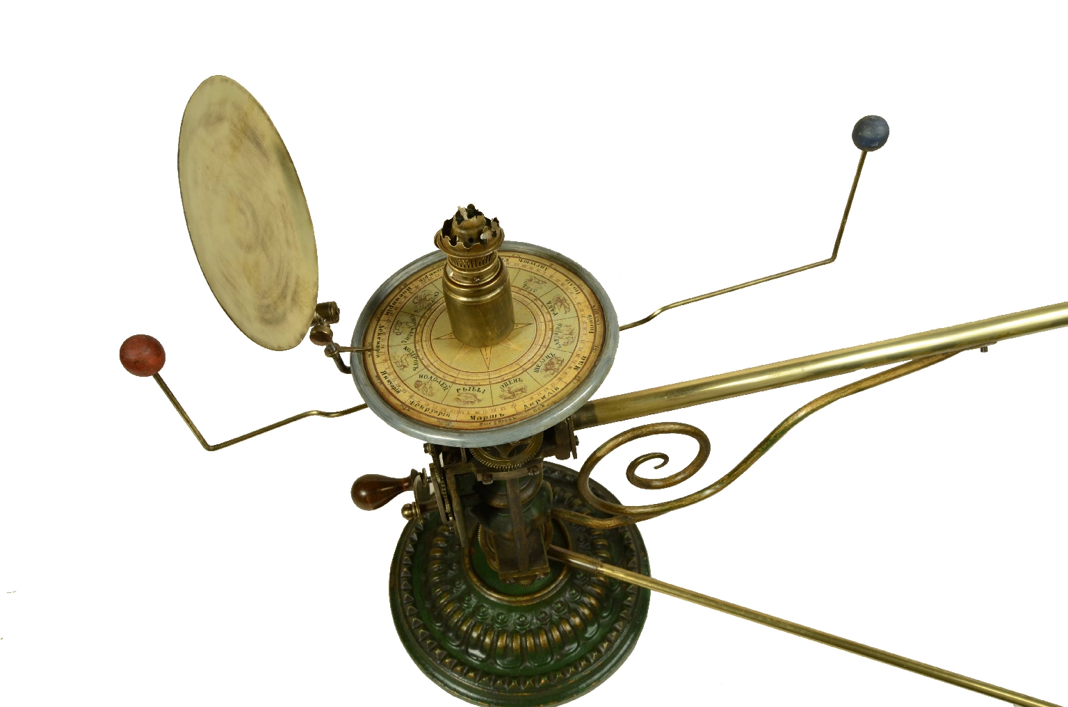 Antique astronomical instruments/712-Mechanical Tellurium