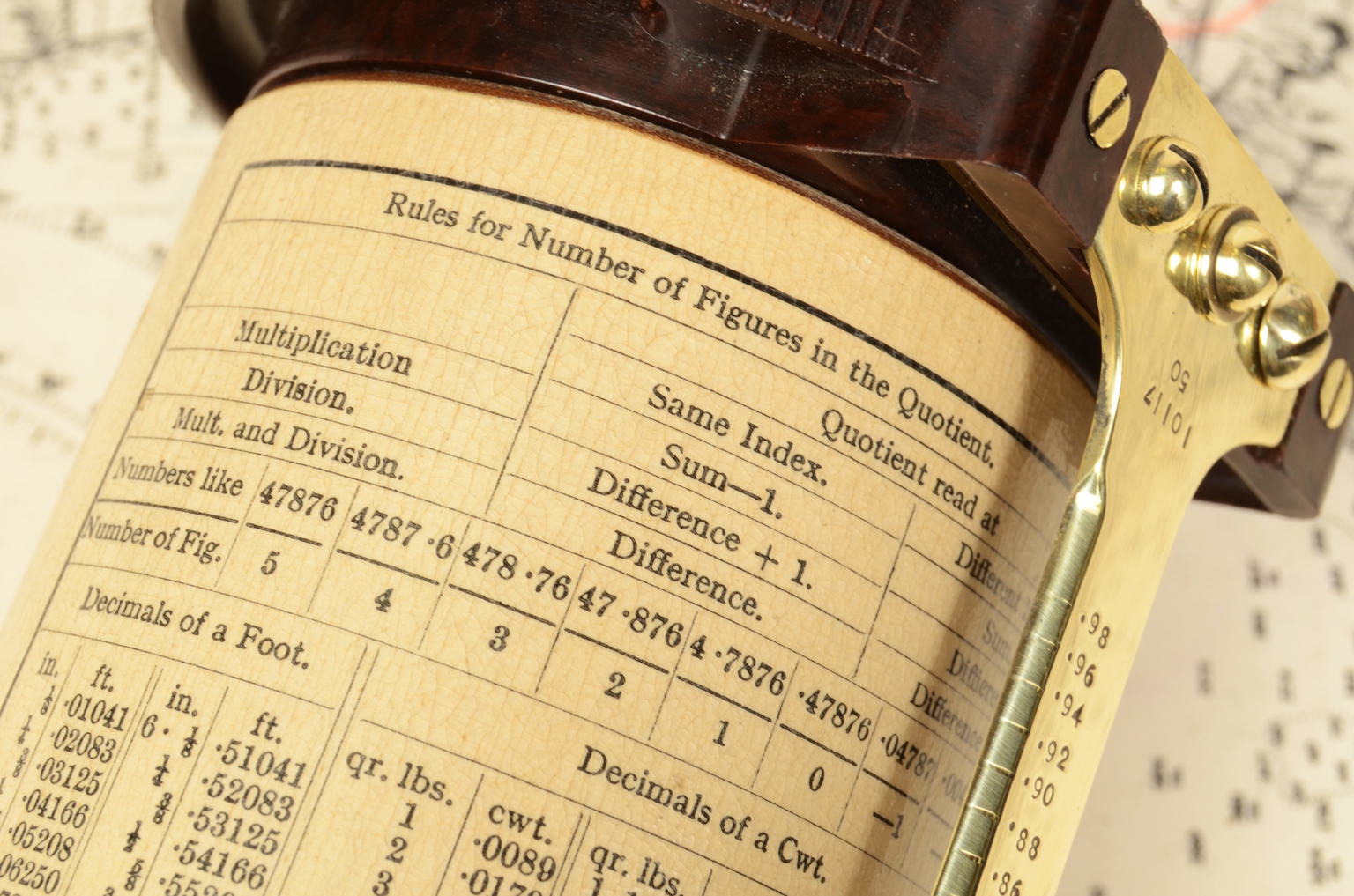 Strumenti di misura antichi/7122-Fuller Regolo Calcolatore