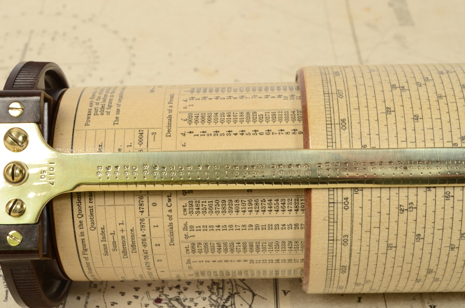 Strumenti di misura antichi/7122-Fuller Regolo Calcolatore