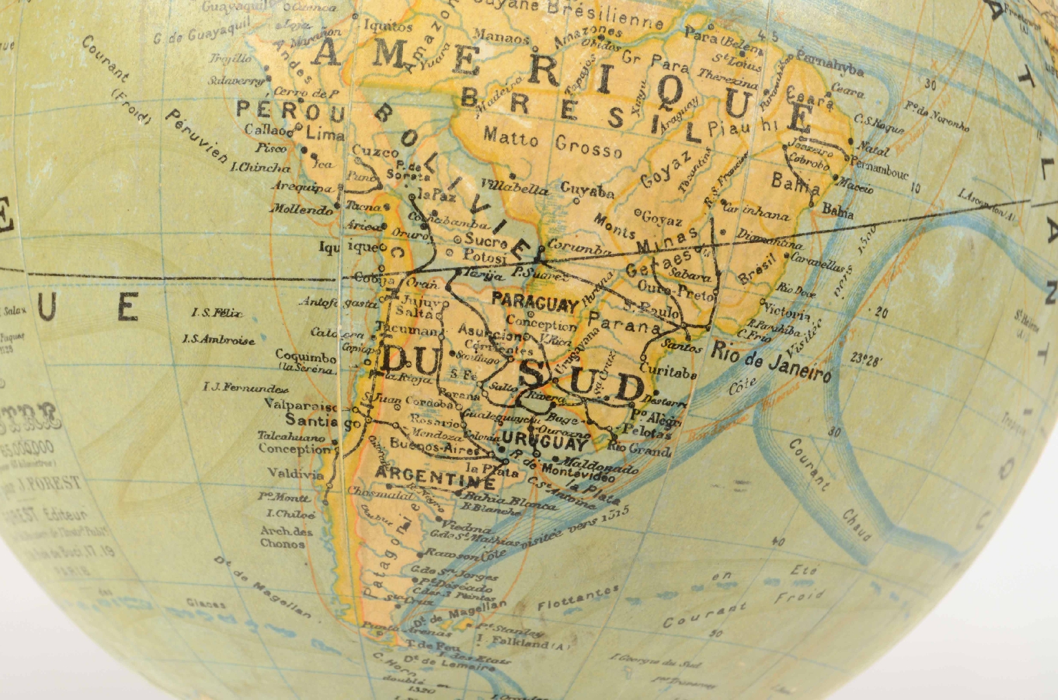 Antique globes-world maps/7219e-Terrestrial Globe