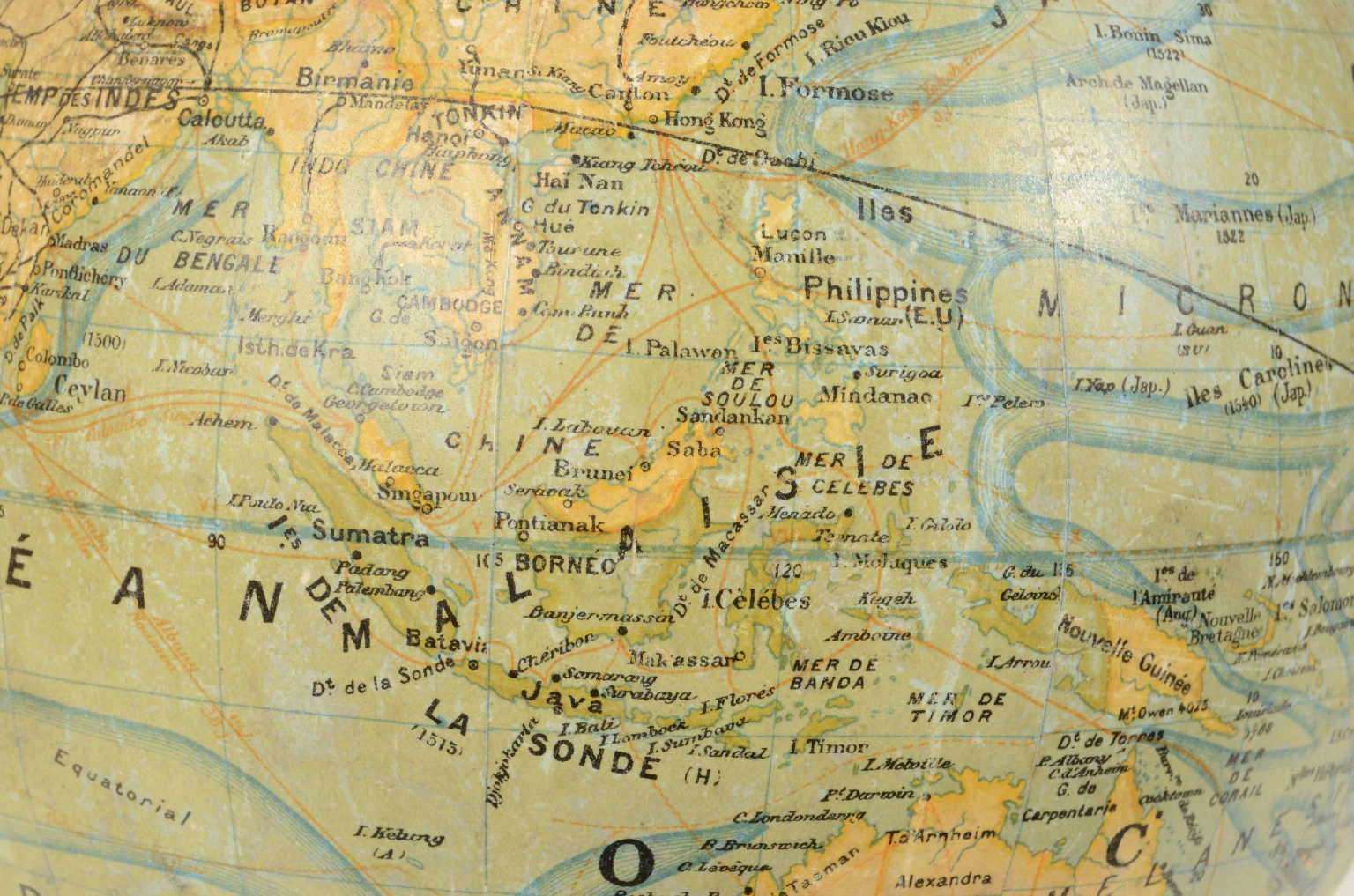 Antique globes-world maps/7219e-Terrestrial Globe