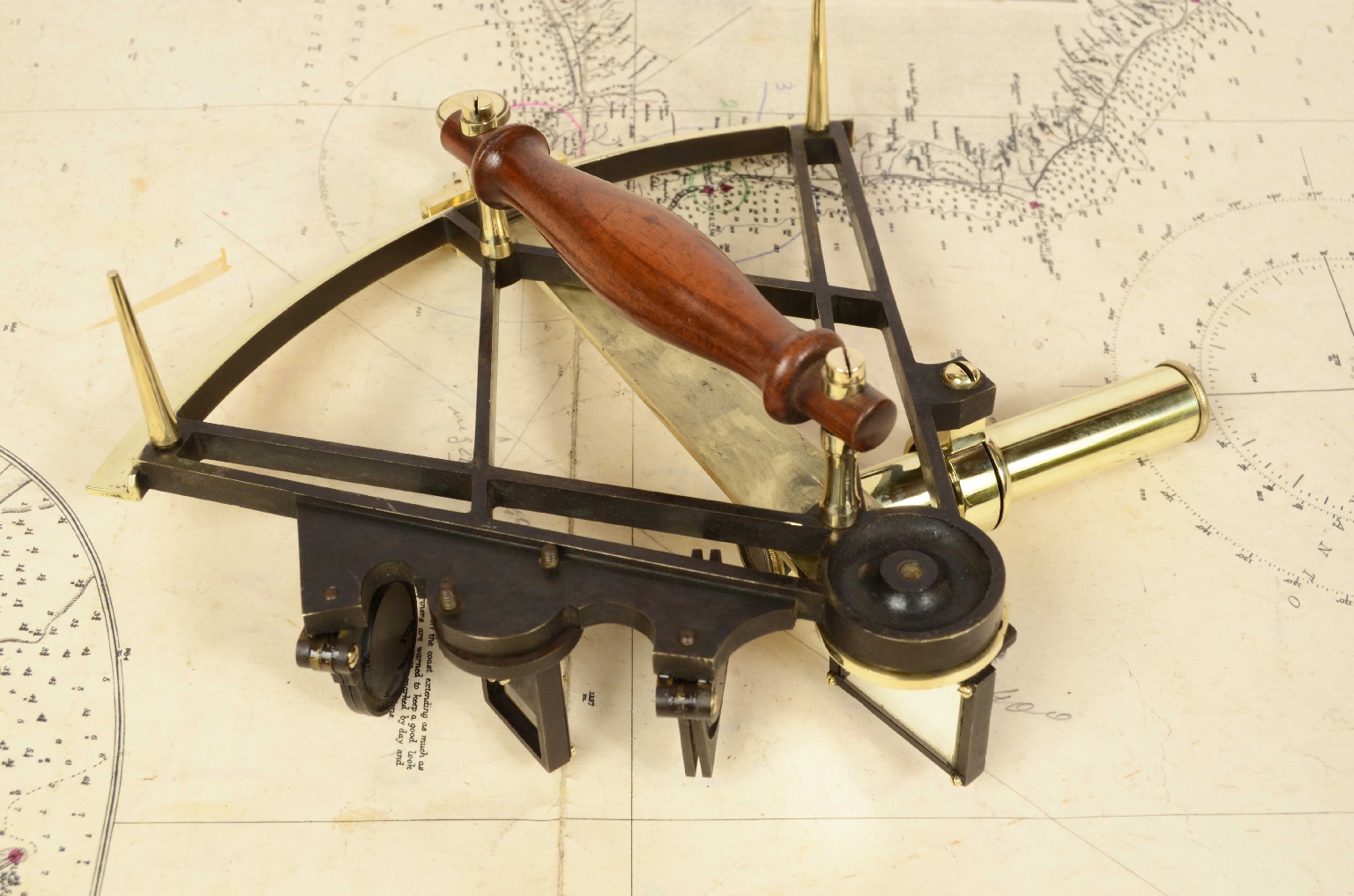 Nautical antiques/7234-Antique Sextant