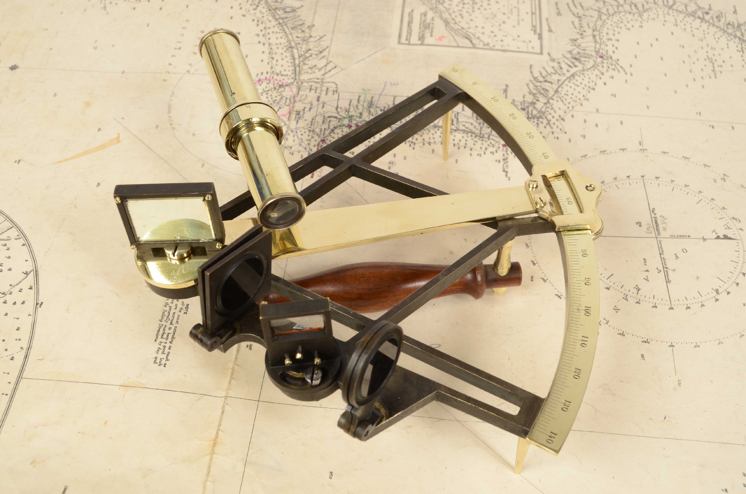 Nautical antiques/7234-Antique Sextant